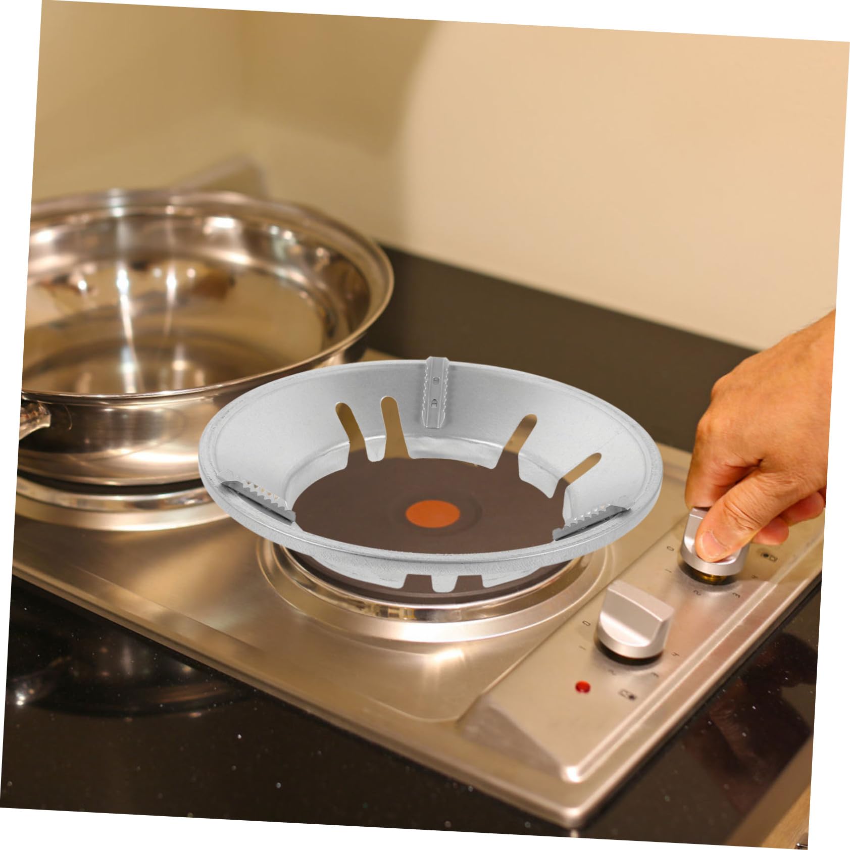 PRETYZOOM 2-Pack Cast Iron Stove Cover & Windshield - Fireplace Hood for Wood Burning Stoves, Energy Efficient Camping & Outdoor Cooking Accessories - Perfect for Backyard BBQs, Patio Fire Pits & RV Adventures
