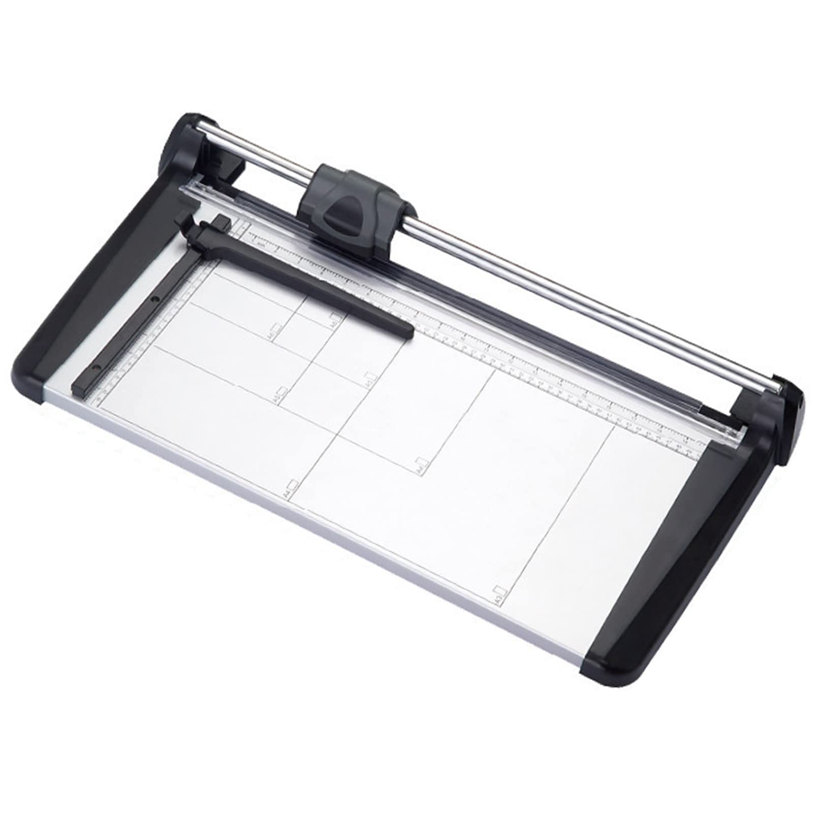 Heavy Duty Rotary Paper Trimmer - Commercial Grade A4/A3/A2 Manual Paper Cutter with 15 Sheet Capacity & Dual Guide Bars - Perfect for Office, Photo Paper, Film, PVC Cutting - Ideal for Crafting, Scrapbooking & Professional Printing (A3 Size)