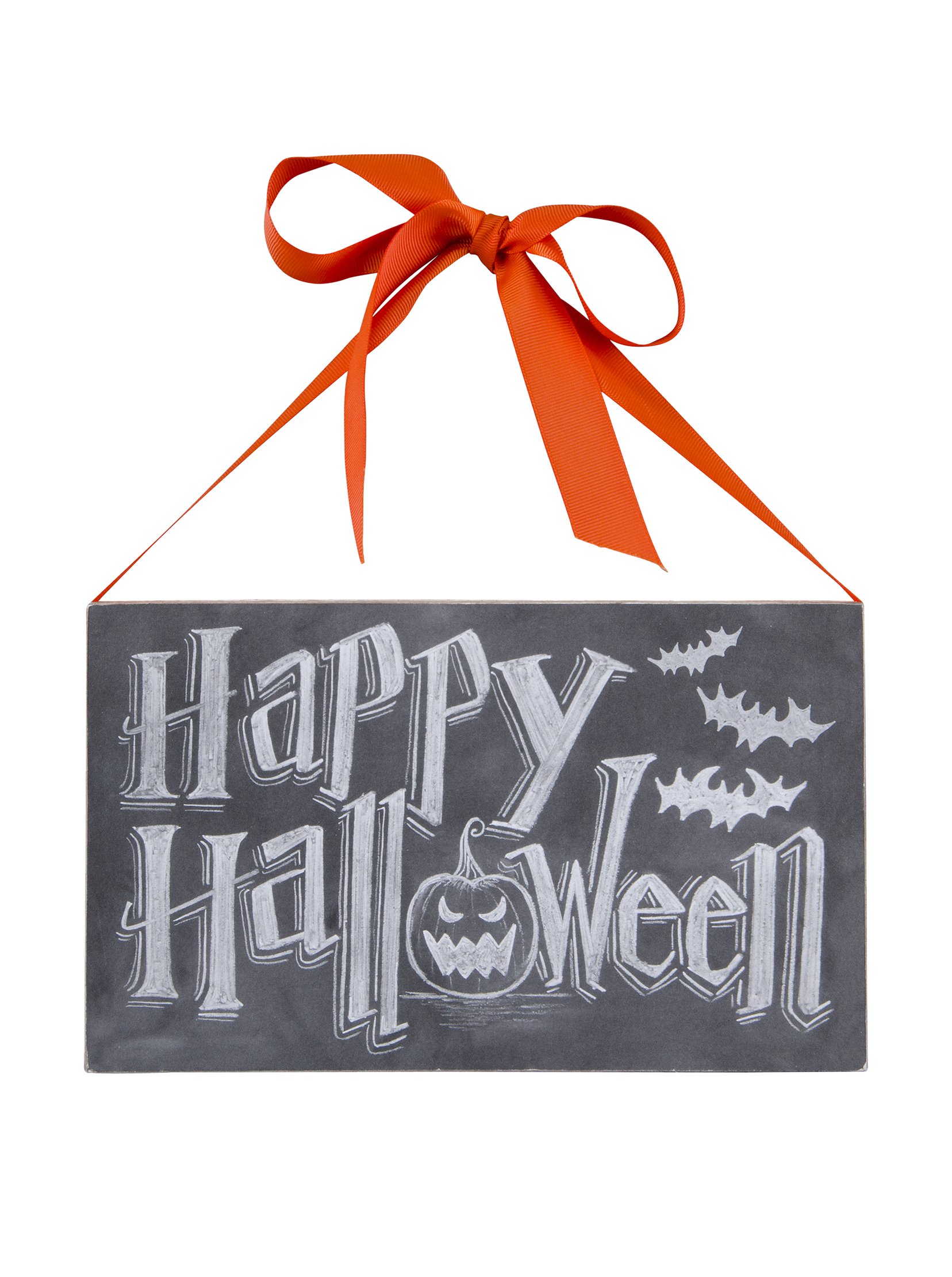 Happy Halloween Chalkboard Sign - Spooky Decorative Chalk Sign for Halloween Party Decor, Home & Outdoor Decorations - Perfect for Porch, Yard, Classroom & Office Halloween Displays