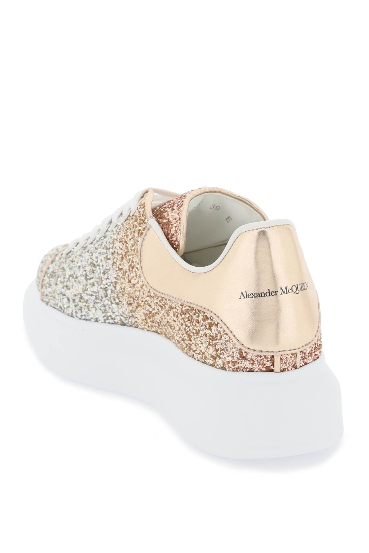 Alexander McQueen Oversize Sneakers with Glitter - Fashionable Women's Designer Shoes for Casual Wear & Street Style