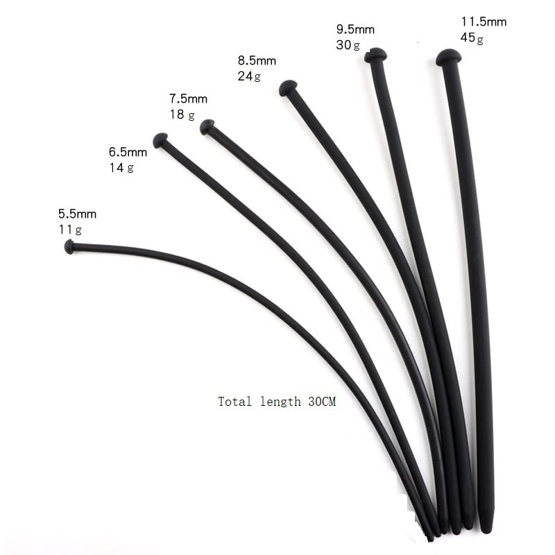 6pcs Silicone Urethral Sound Penis Plug - Smooth Catheter Dilator for Prostate Stimulation & Adult Pleasure | Perfect for Sensual Play, BDSM & Medical Use