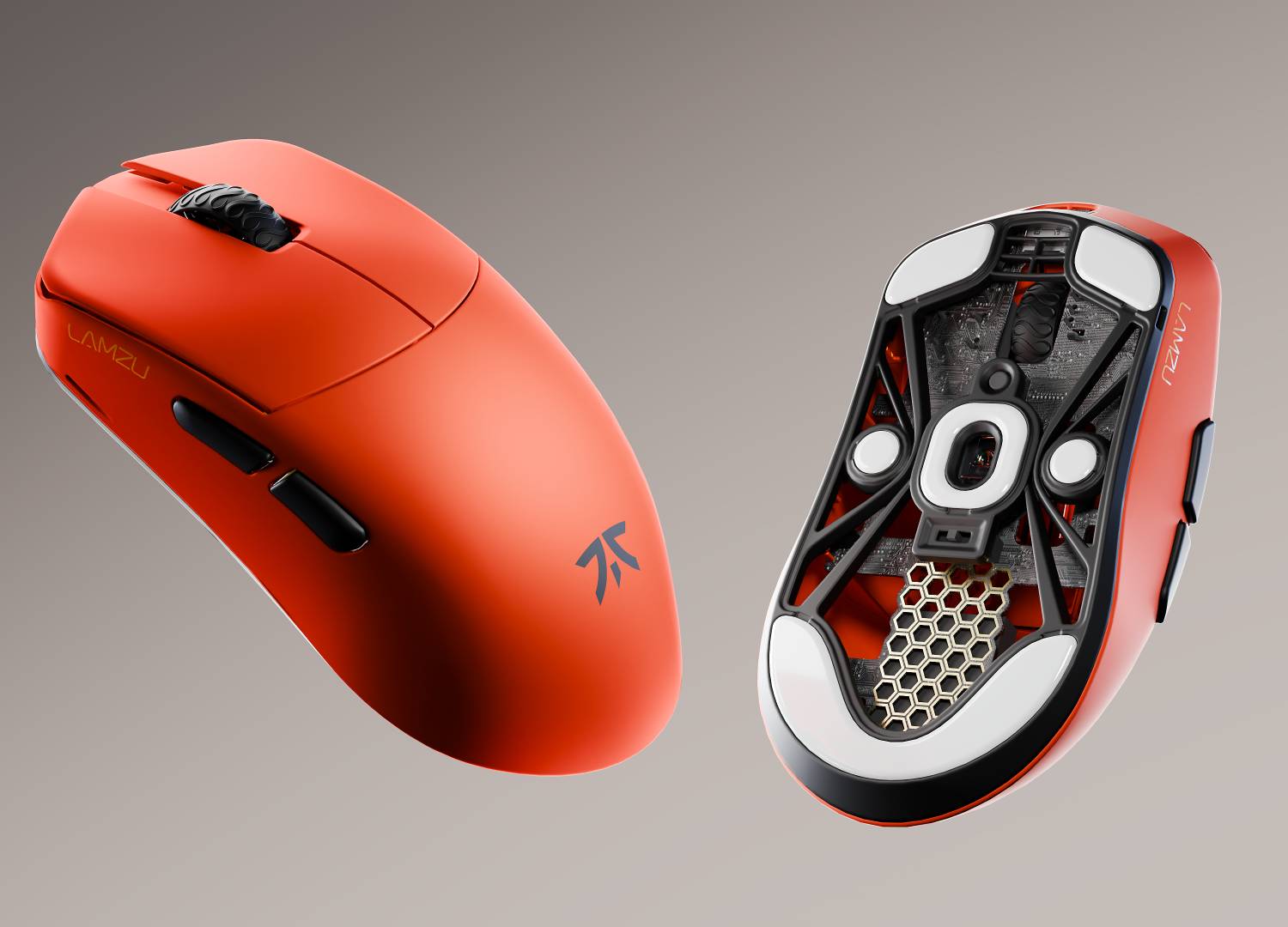 Fnatic x Lamzu Maya 8K Wireless Gaming Mouse - Ultra-Light 49g, 8K Polling Rate, Optical Switches - Perfect for Esports, FPS & MOBA Gaming