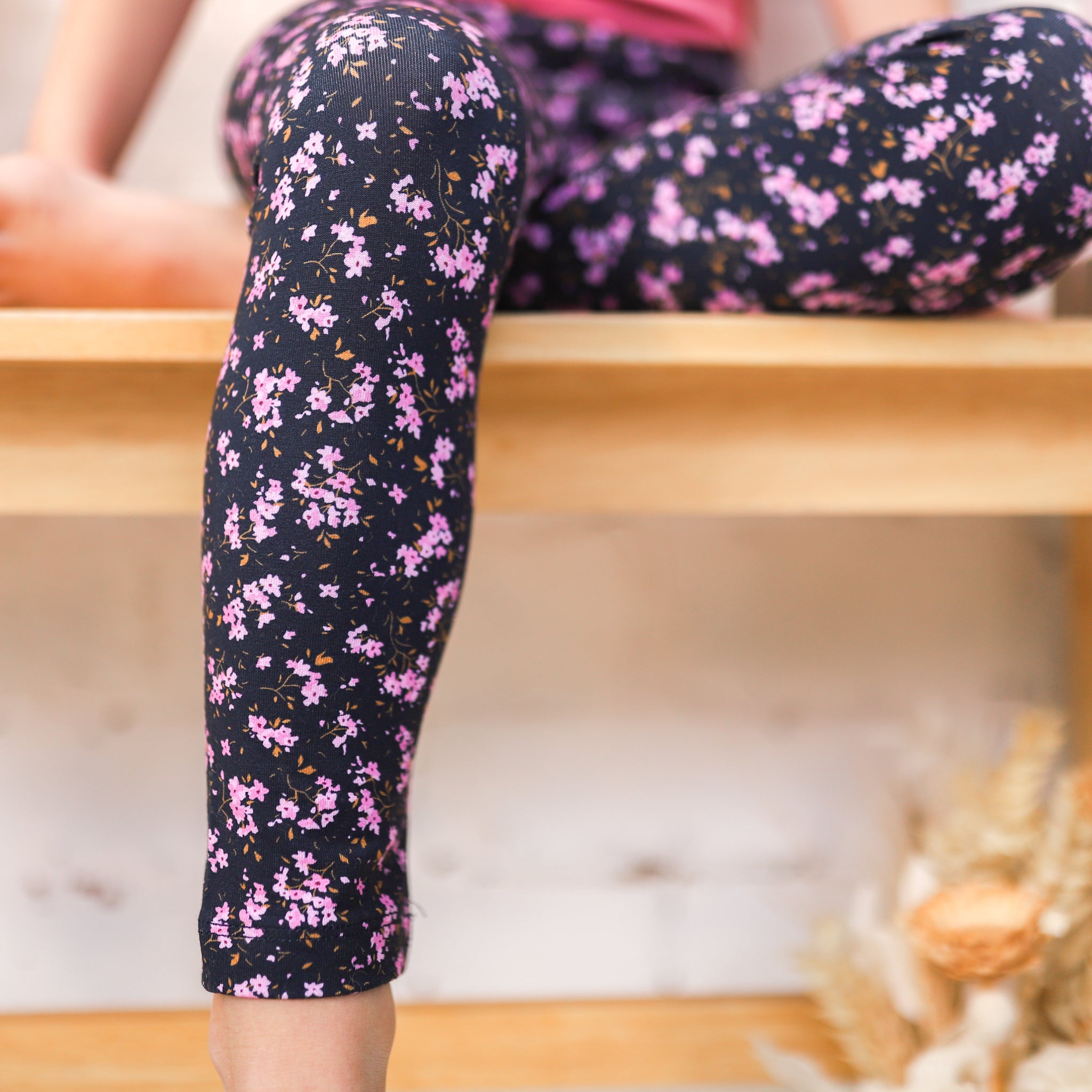 Floral Leggings for Women - High Waisted Yoga Pants with Stretchy Comfort - Perfect for Workouts, Running, and Casual Wear | Veronica Collection