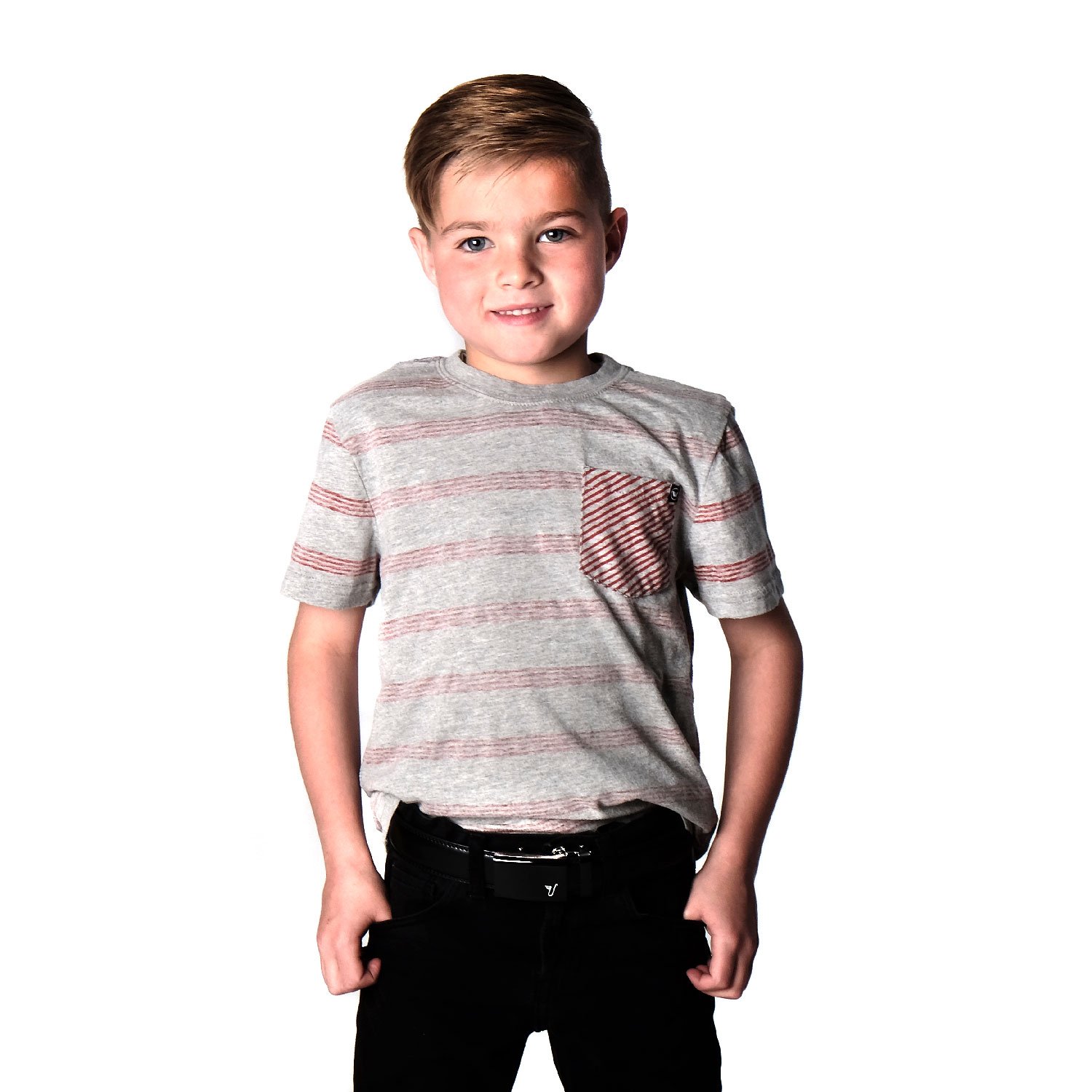 Premium Leather Ratchet Belt for Kids - Adjustable, Durable & Stylish - Perfect for School, Play & Everyday Wear