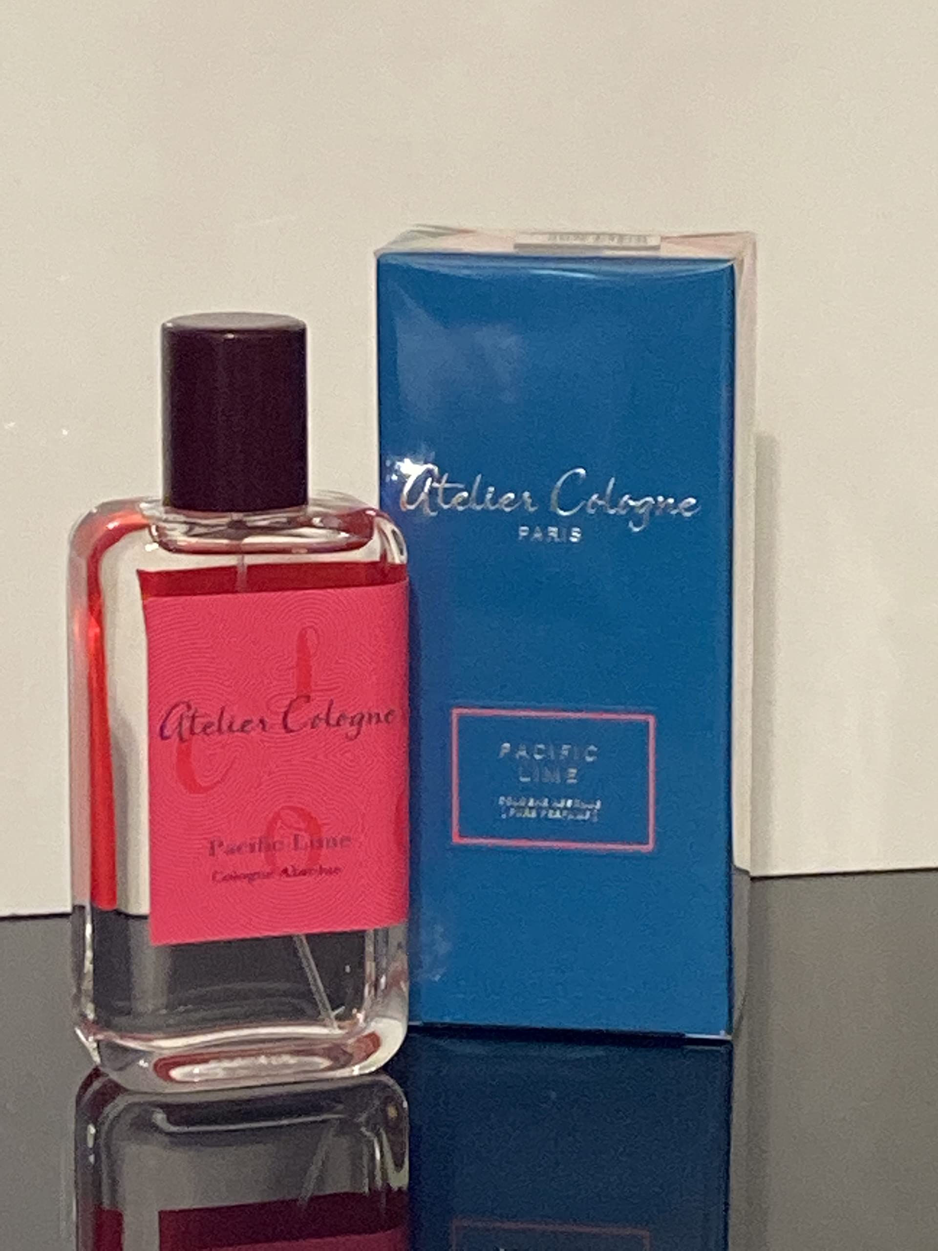 Atelier Cologne Pacific Lime Cologne Absolue Pure Perfume 3.4oz (100ml) - Fresh Citrus Scent for Men & Women - Perfect for Summer, Office & Date Night