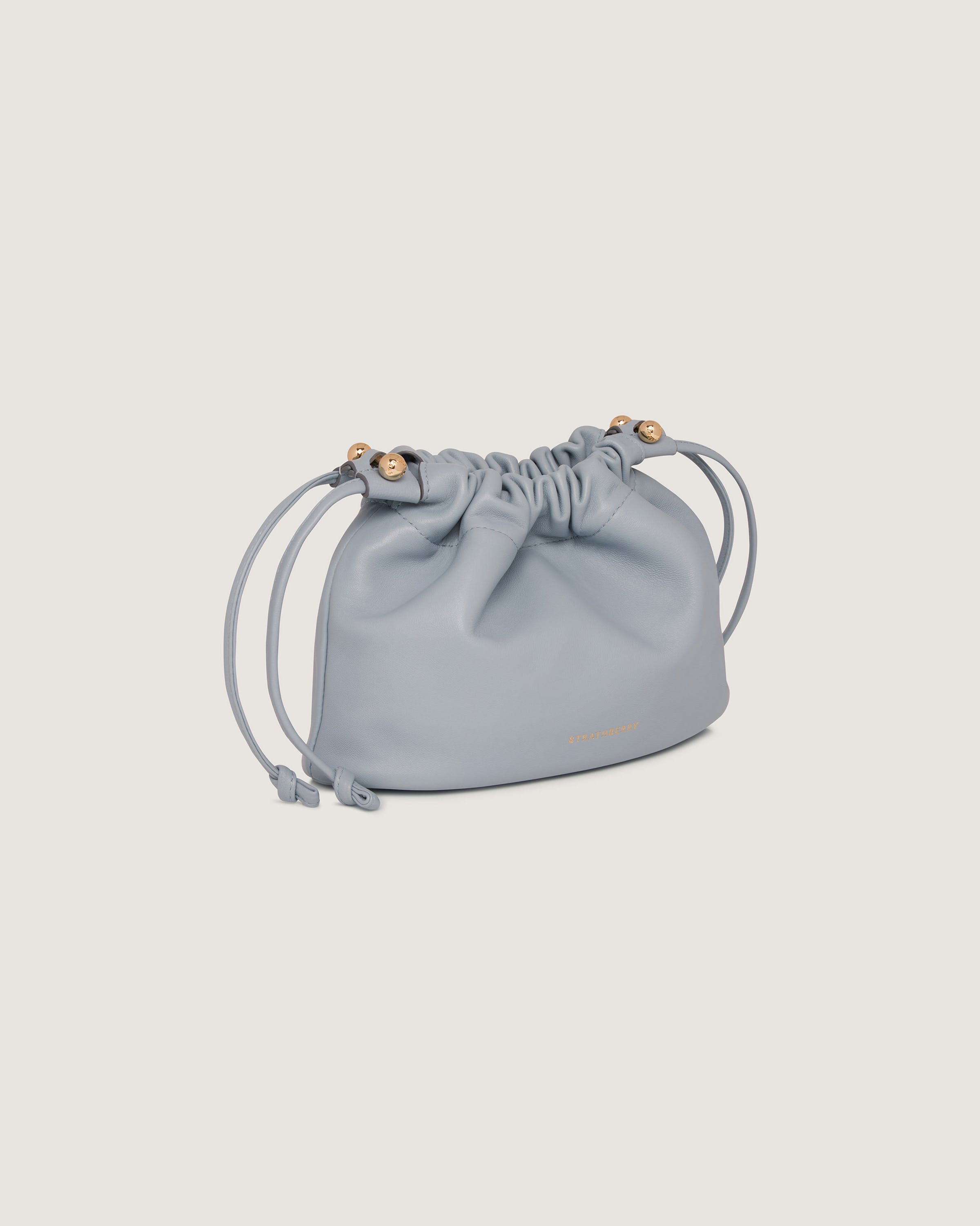 Charlotte Drawstring Bag in Dusky Blue - Stylish & Versatile Tote for Women, Perfect for Shopping, Beach, and Everyday Use