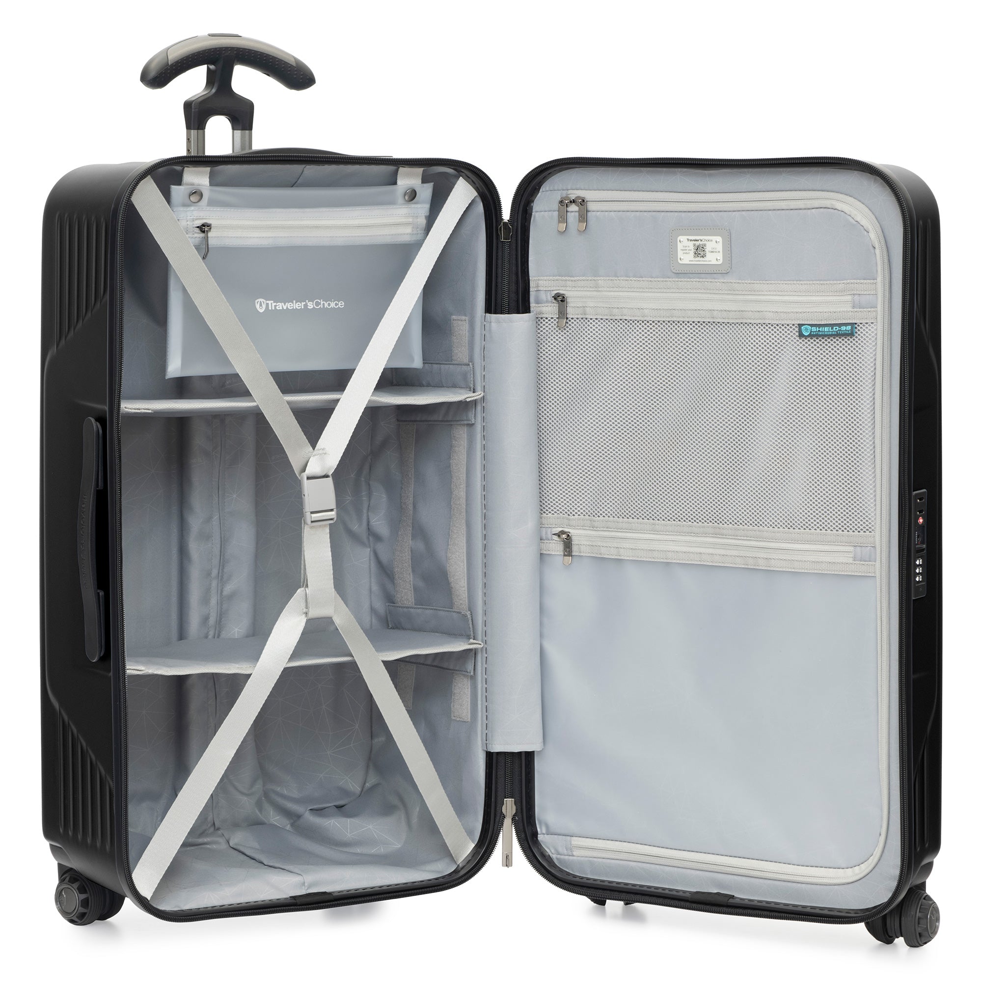 Ultimax II Large Trunk - Spacious Travel Luggage for Airplane, Road Trips & Storage | Durable & Lightweight Suitcase for Men & Women | Perfect for Vacation, Business Travel & Camping Gear