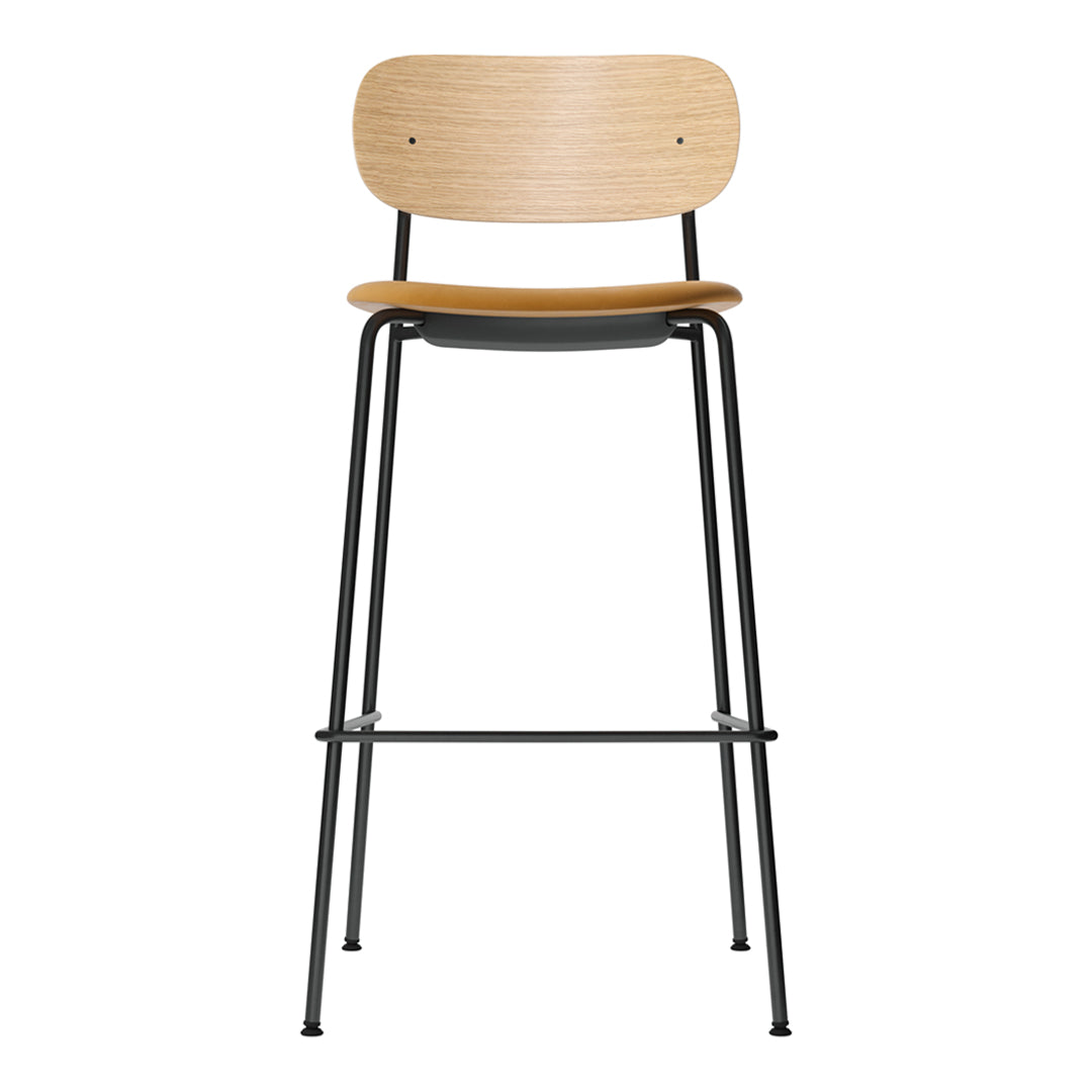 Co Bar Chair with Upholstered Seat - Modern Counter Height Stool for Kitchen Island, Bar, and Dining Room - Comfortable & Stylish Seating Solution