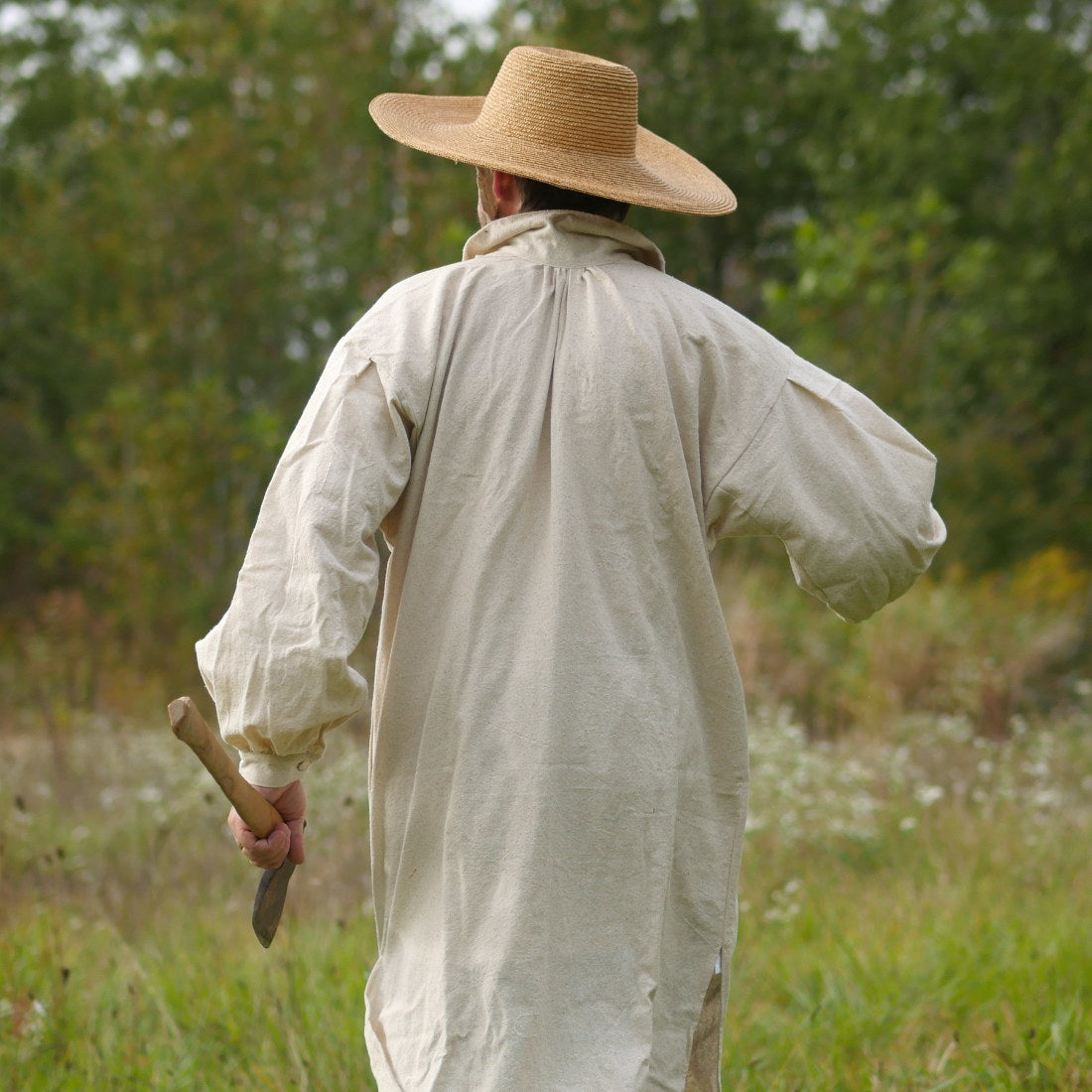 Premium Work Smock - Durable Osnaburg Fabric for Comfort & Protection | Ideal for Chefs, Artists & Crafters