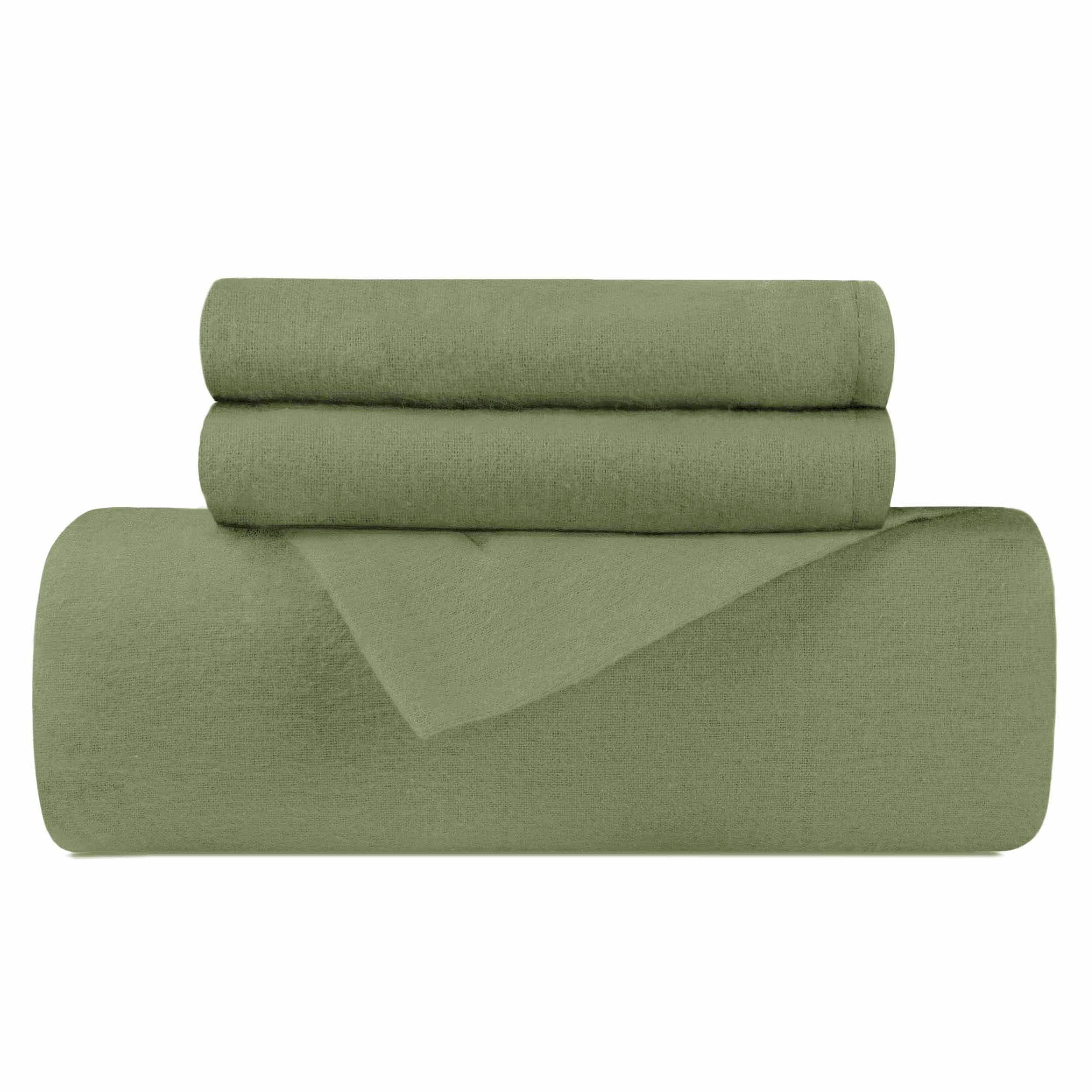 Premium 100% Cotton Flannel Duvet Cover Set - Soft & Cozy Bedding for Winter - Perfect for Master Bedroom, Guest Room & Cold Weather Comfort