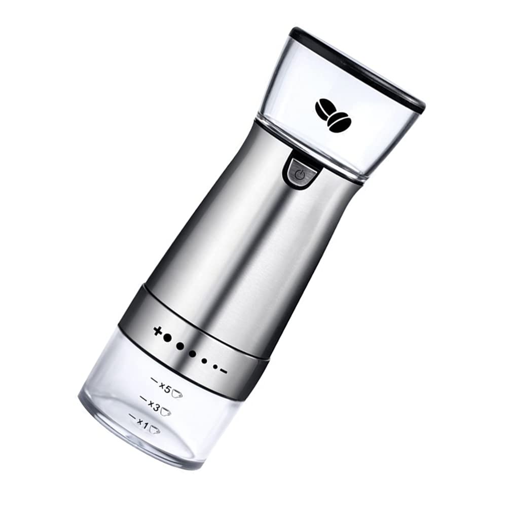 Premium Electric Coffee Grinder for Espresso, Nuts, Grains & Spices - Stainless Steel Blade Household Mill - Perfect for Kitchen, Camping & Coffee Shops