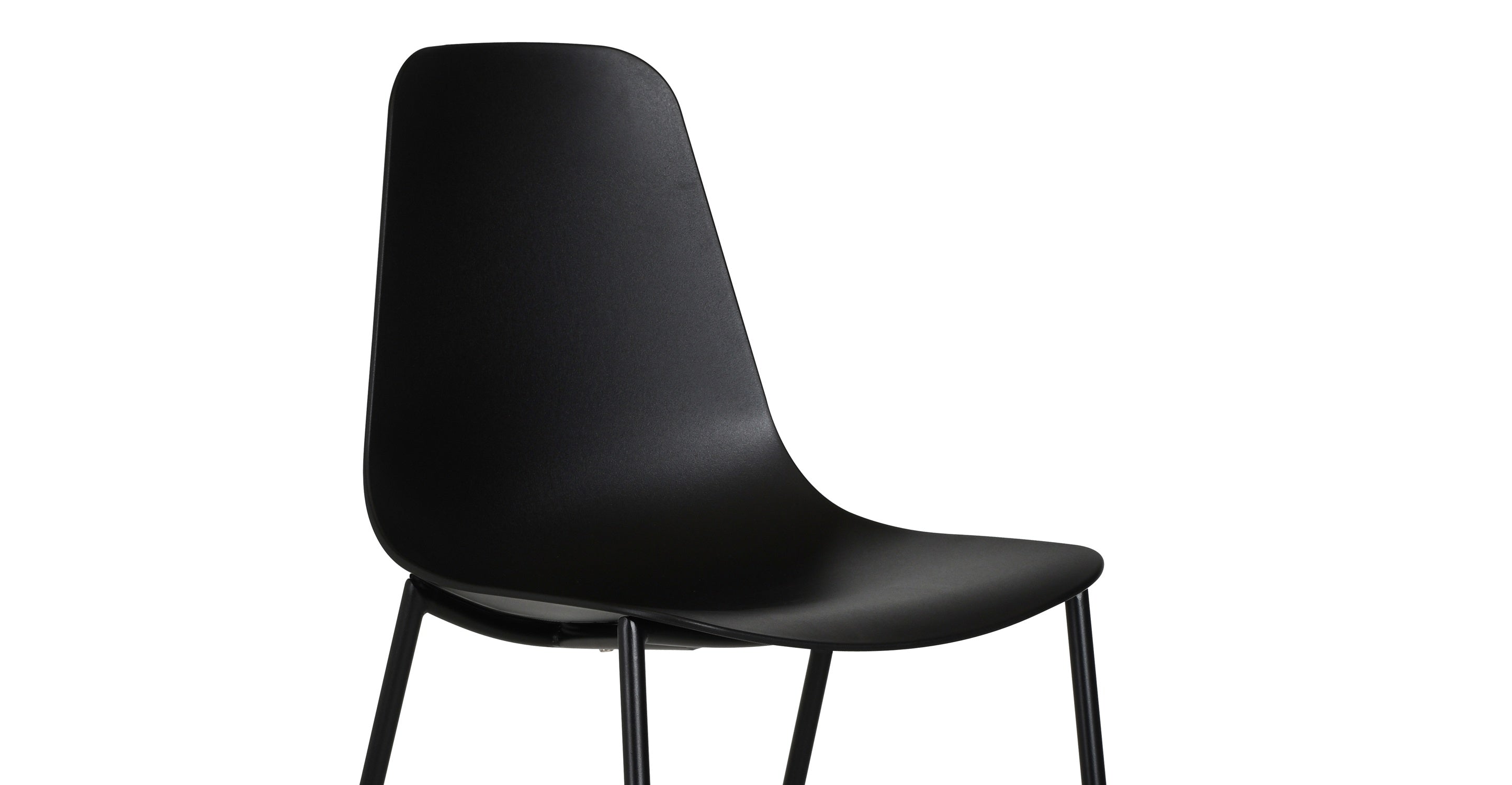 Isla Dining Chair - Modern Wooden Dining Room Chairs Set of 2, Comfortable Upholstered Seat with Sturdy Metal Legs - Perfect for Kitchen, Dining Room, Breakfast Nook & Home Decor