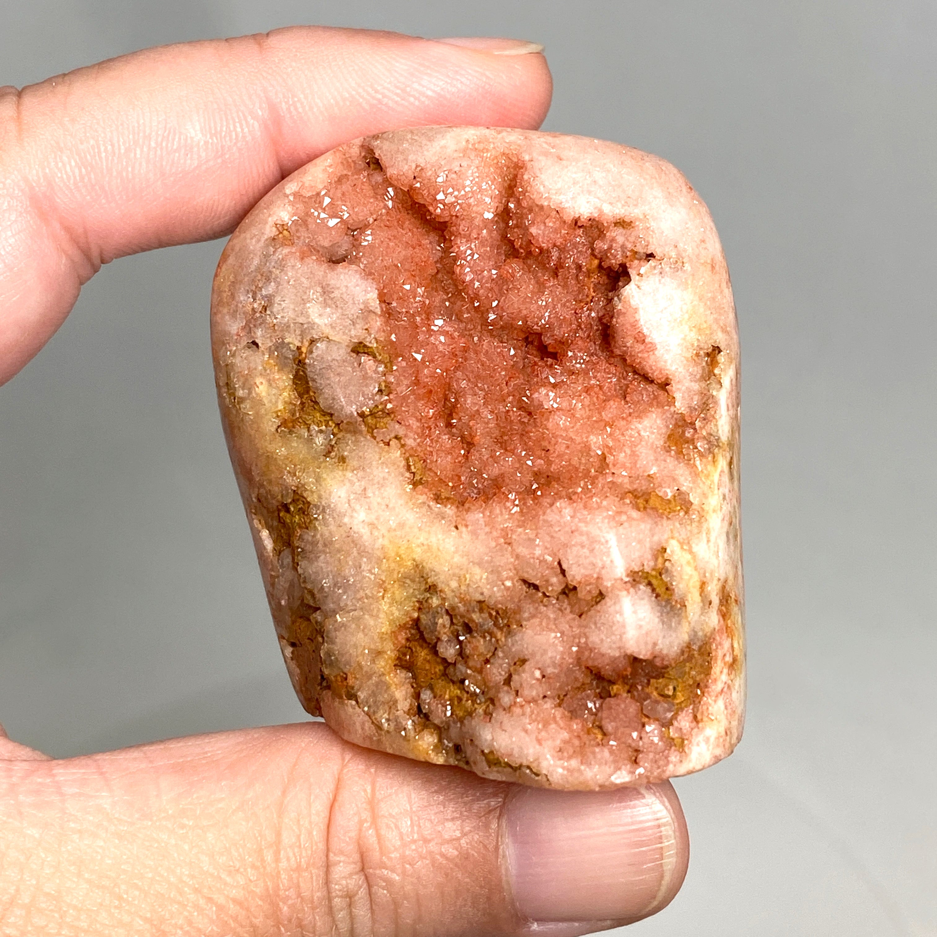 Natural Pink Amethyst Freeform Stone - Healing Crystal for Meditation, Yoga & Home Decor (PAF 02) | Spiritual Gift & Positive Energy Enhancer
