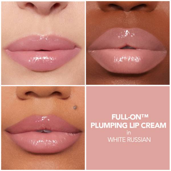 Buxom Full-On Plumping Lip Cream Gloss - Hydrating Lip Plumper with Vitamin E for Fuller Lips | Perfect for Date Night & Everyday Wear