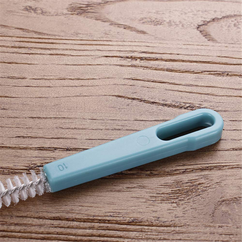 Nylon Tube Spiral Cleaning Brush Set - Perfect for Straws, Glasses, Keyboards & Jewelry Cleaning | Multi-Purpose Household & Travel Cleaning Tool