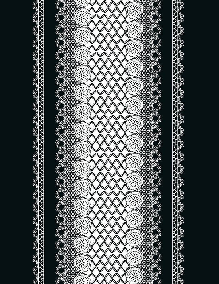 Nathan Turner Onyx Lace Front Wallpaper - Elegant Peel and Stick Wallpaper for Living Room, Bedroom & Home Decor