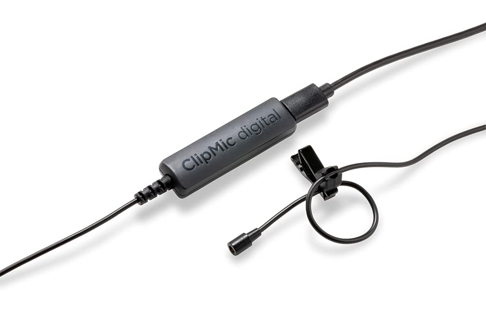 Apogee ClipMic Digital 2 USB Lavalier Microphone - Professional Podcast Mic for Travel, Conference Calls & Streaming - Compatible with Mac, Windows & iOS - Perfect for Remote Work, YouTube Creators & Online Meetings