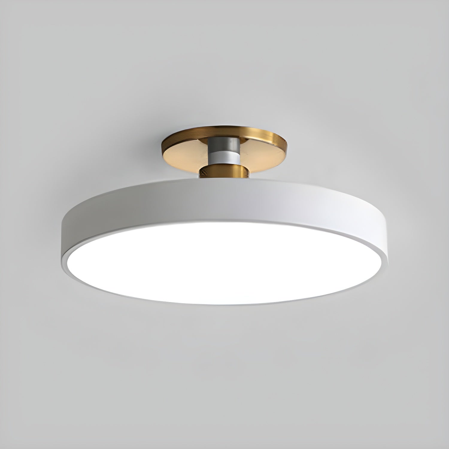 Modern Isla Flush Mount Ceiling Light Fixture - Sleek LED Lighting for Bedroom, Kitchen & Hallway - Energy Efficient Home Decor
