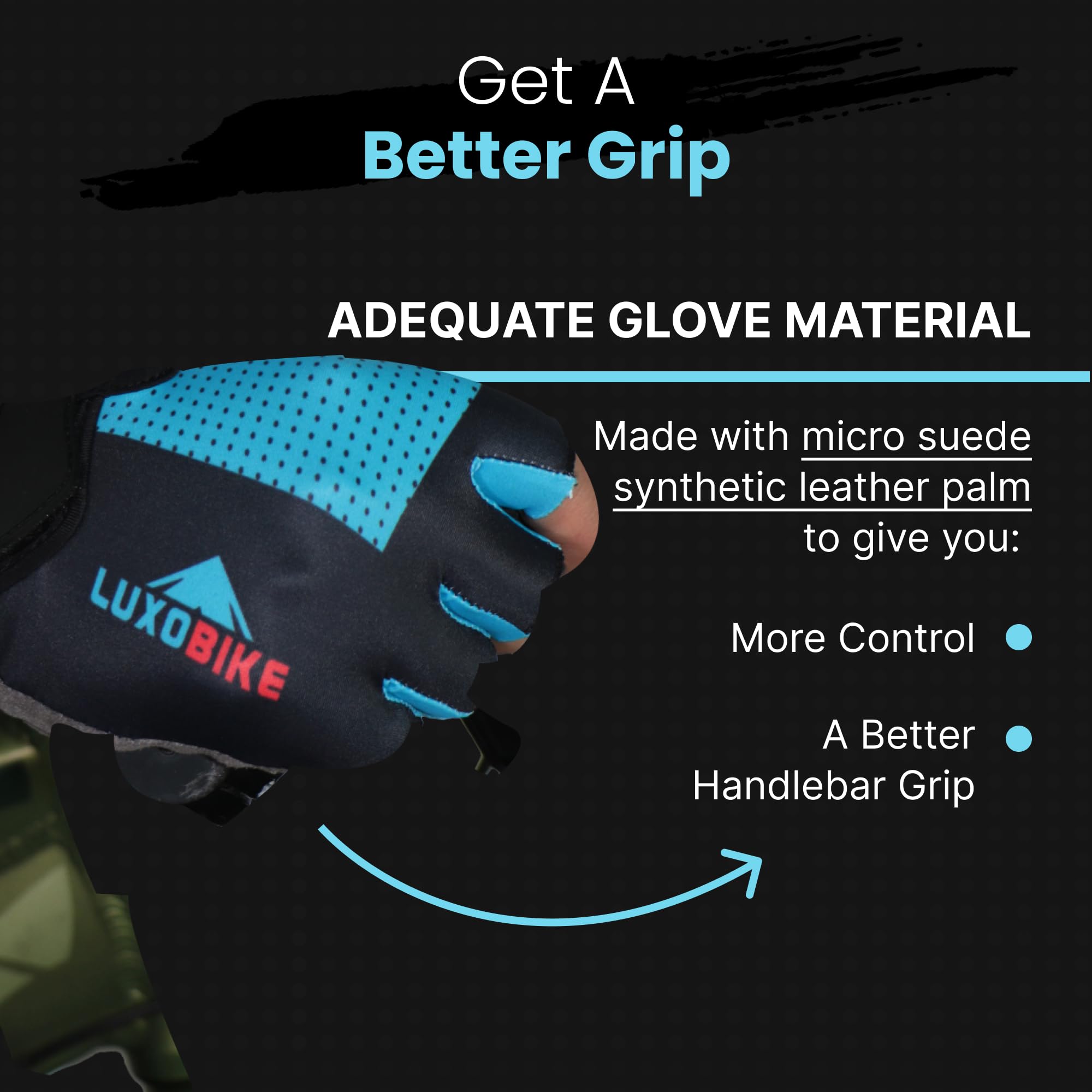 Cycling Gloves for Men & Women - Anti-Slip, Breathable for Mountain Biking & Sports