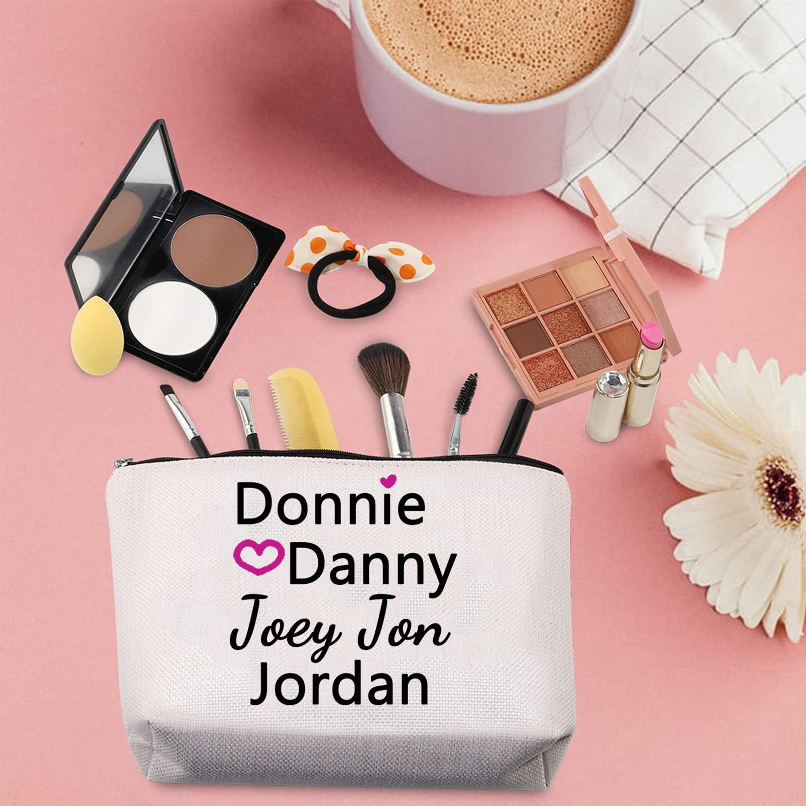 TSOTMO Vintage Band Music Zipper Pouch - Concert Gift for Boy Band Fans, Makeup & Cosmetic Bag Inspired by Music Groups (Great for Concerts, Travel & Fan Merch Collections)