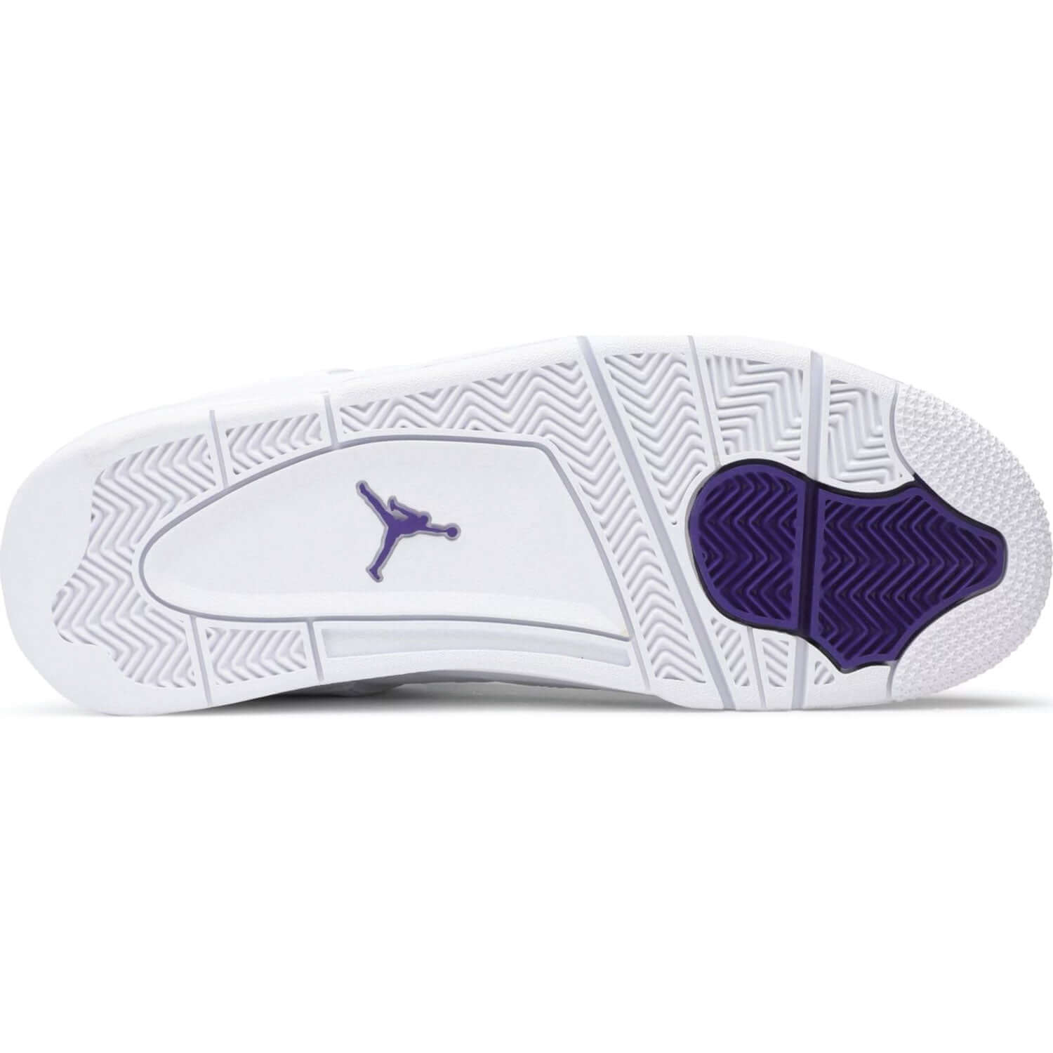 Air Jordan 4 Retro Metallic Purple Basketball Shoes for Men - Limited Edition Sneakers for Streetwear & Casual Wear
