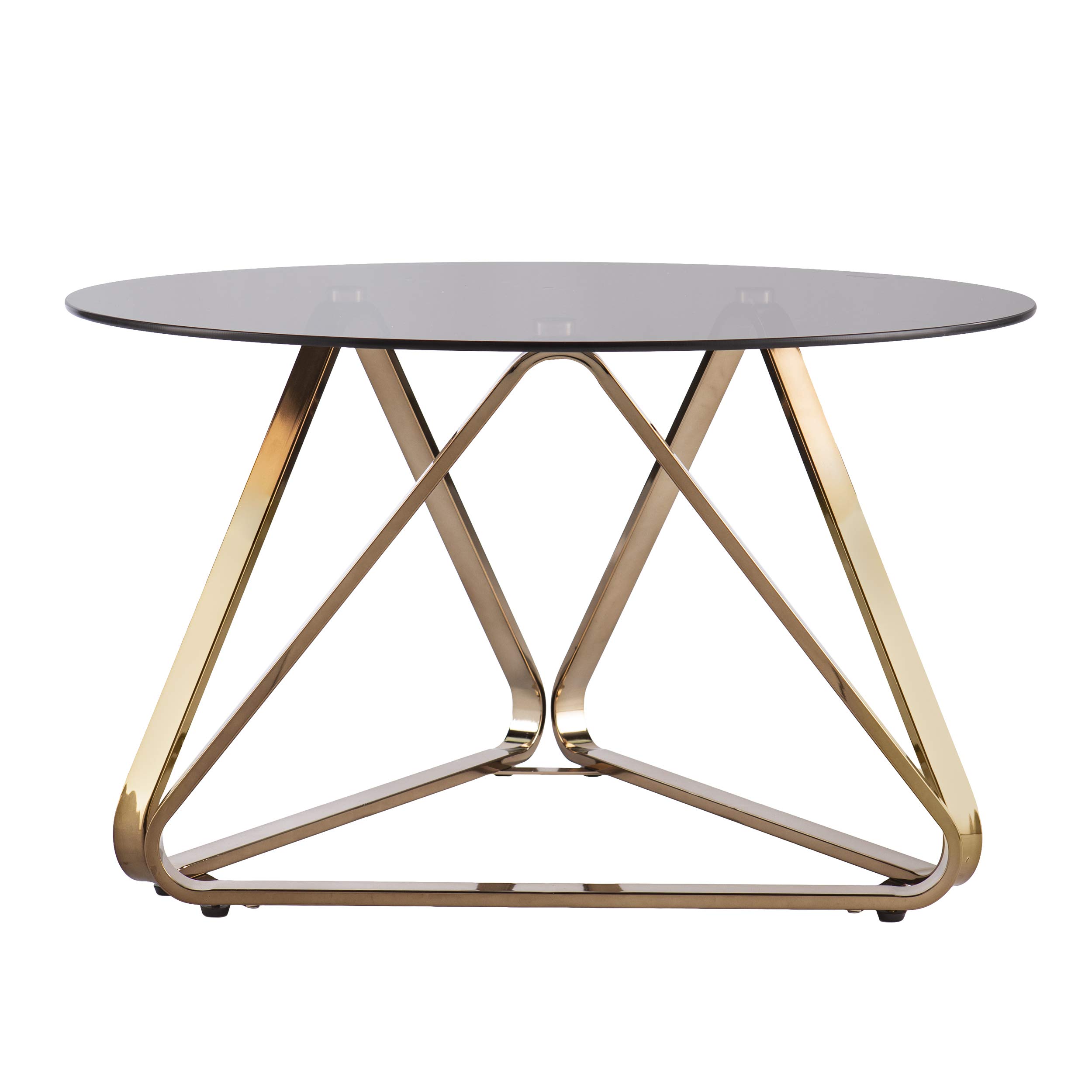 SEI Furniture Stondon Coffee Table - Standard Size, Champagne Finish - Perfect for Living Room, Lounge & Home Decor