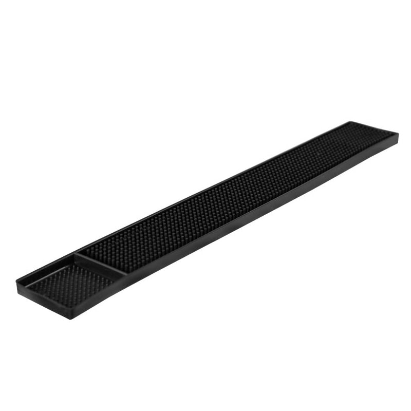 Premium Black Bar Mat - Non-Slip Rubber Drip Tray for Countertops & Bars | Perfect for Home, Office, and Commercial Use