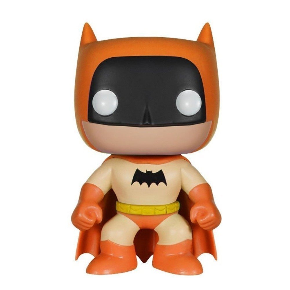 Funko Pop! Batman 75th Anniversary Orange Rainbow EE Exclusive Collectible Figure - Perfect for DC Comics Fans, Collectors & Home Office Decor