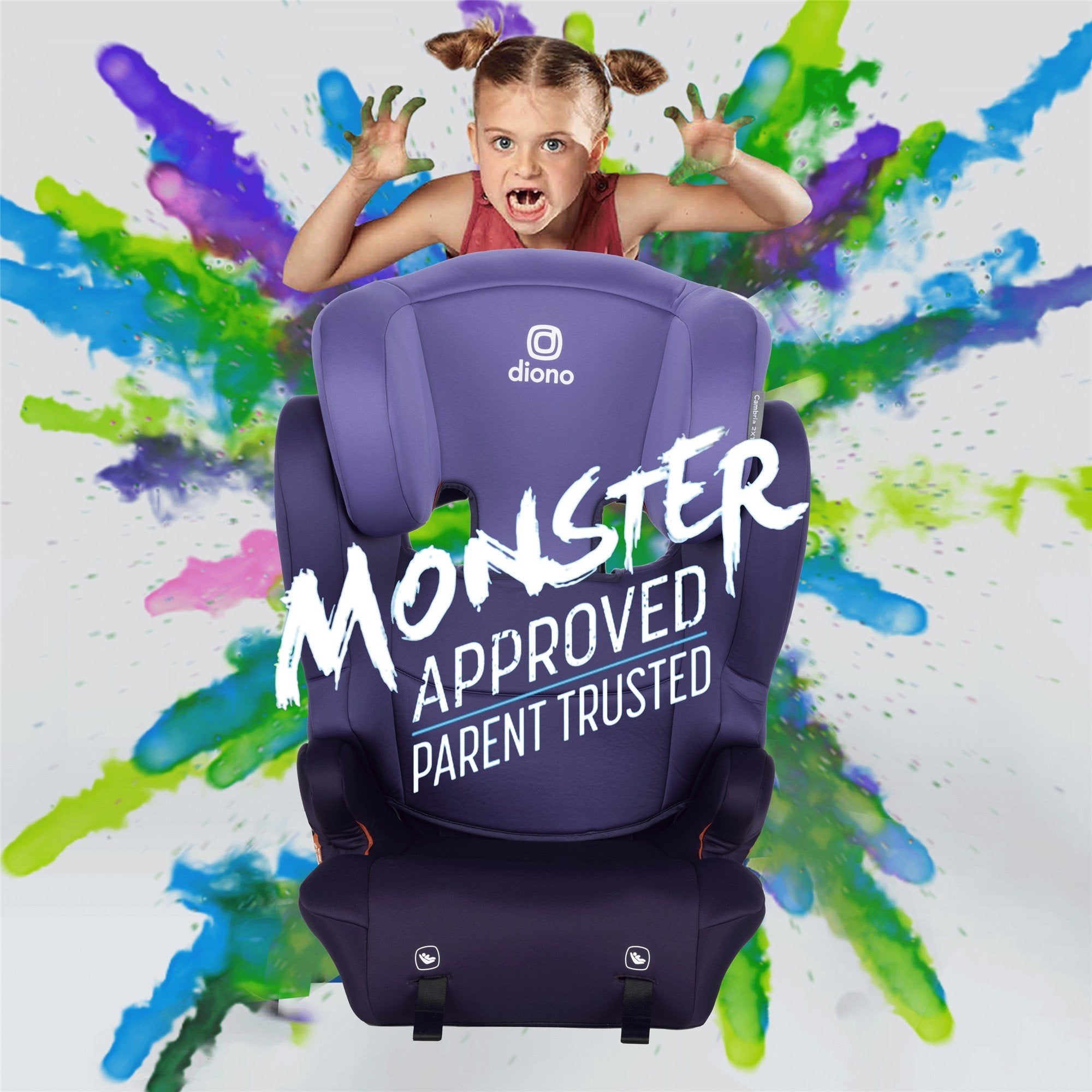 Diono XL 2-in-1 Booster Car Seat for Kids - Convertible High Back & Backless Booster - Safe & Comfortable for Travel - Perfect for School, Road Trips & Everyday Use