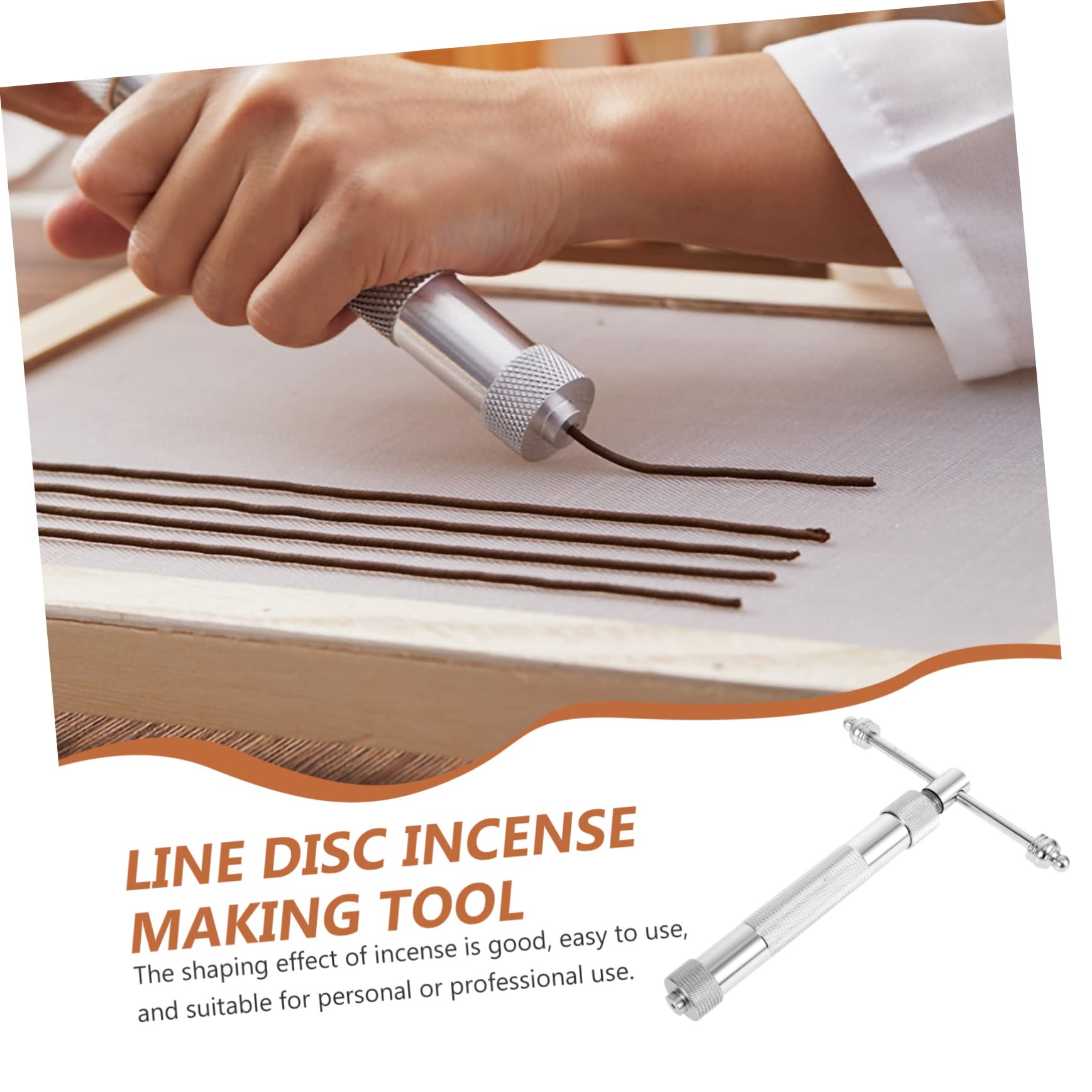 Premium Metal Incense Stick Maker & Clay Extruder Tool - Ceramic Extruder for DIY Incense, Cake Decorating, Fondant, and Syrup - Rotary Hand Tool with Squeezing Device for Crafting & Baking Projects - Perfect for Aromatherapy, Home Decor, and Artisan Creations