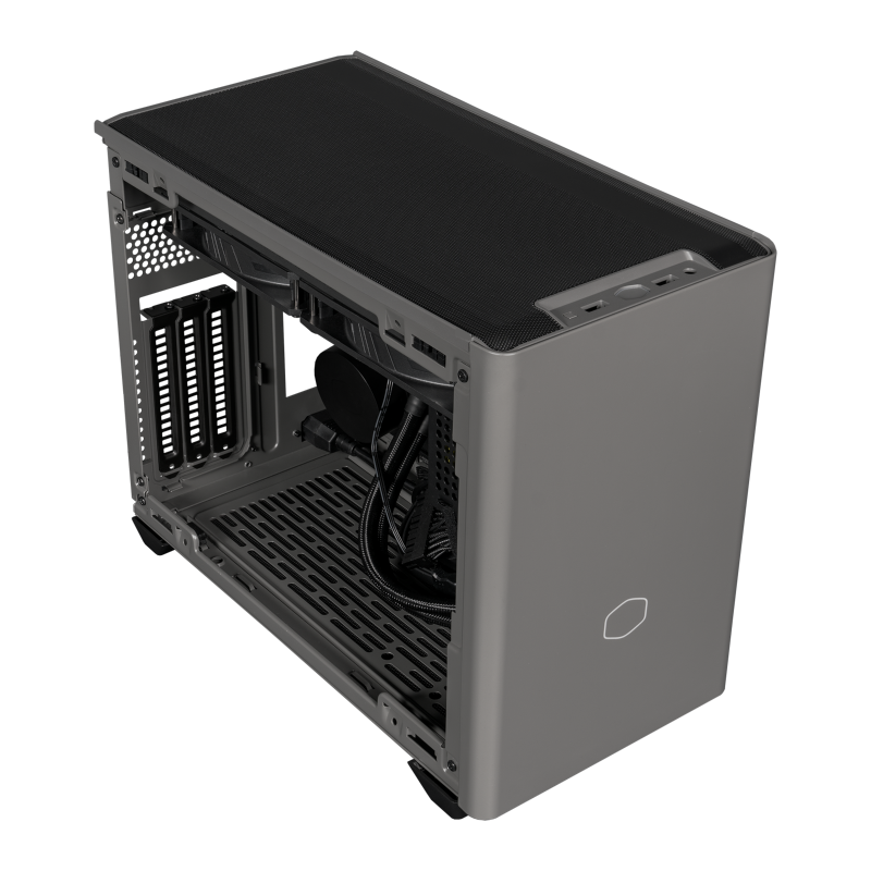Cooler Master NR200P MAX Mini-ITX PC Case with 850W PSU & 280mm AIO Liquid Cooler - Compact Gaming PC Build for Esports & Home Office Setup