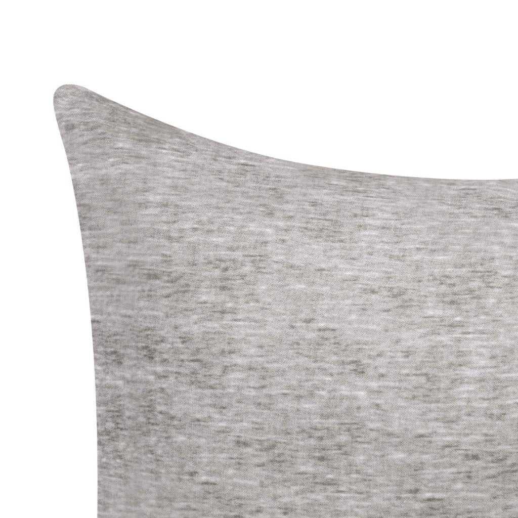 Premium Melange Flannel Cotton Two-Toned Brushed Pillowcases Set of 2 - Soft & Cozy for Winter Nights - Perfect for Bedroom, Guest Room & Home Decor