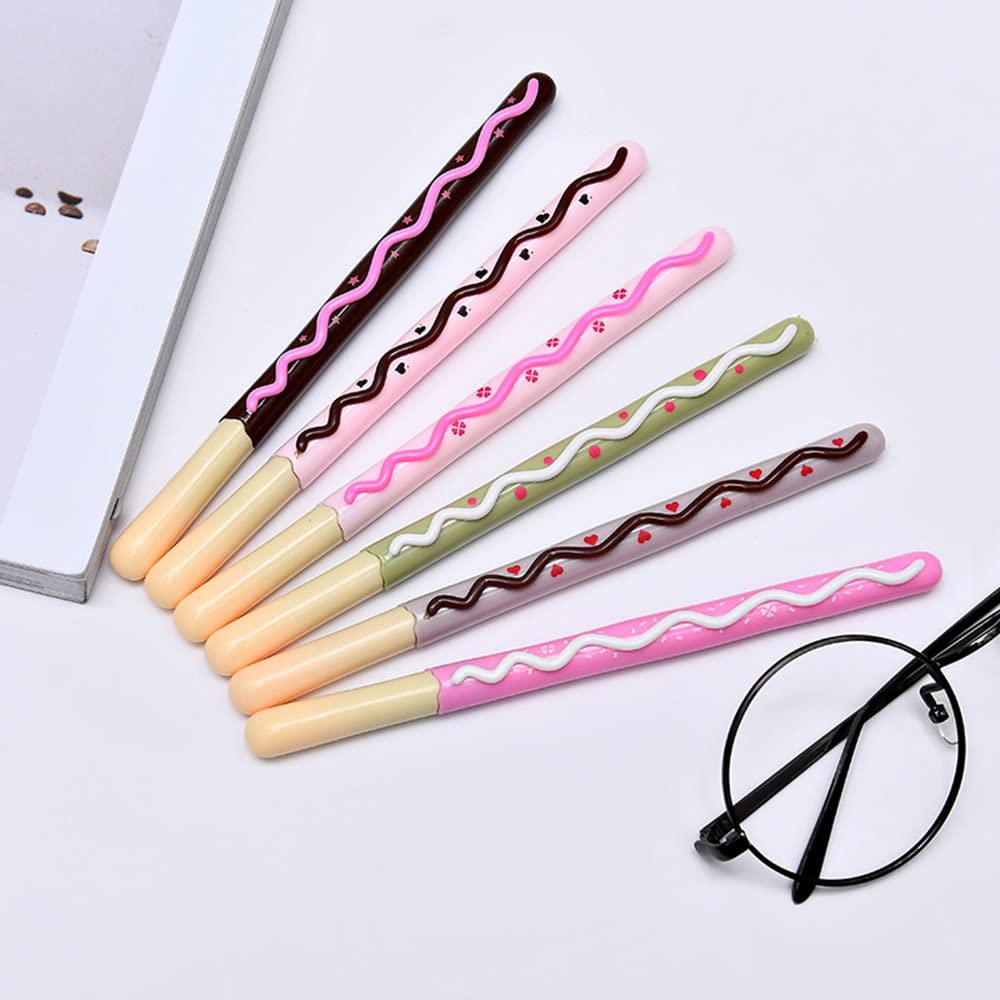 12Pcs Cute Pineapple Gel Pens - Colorful Fruit-Themed Writing Pens for School, Office & Journaling - Smooth Ink Pens for Kids, Students & Stationery Lovers - Perfect Gift & School Supplies (Apple Design)