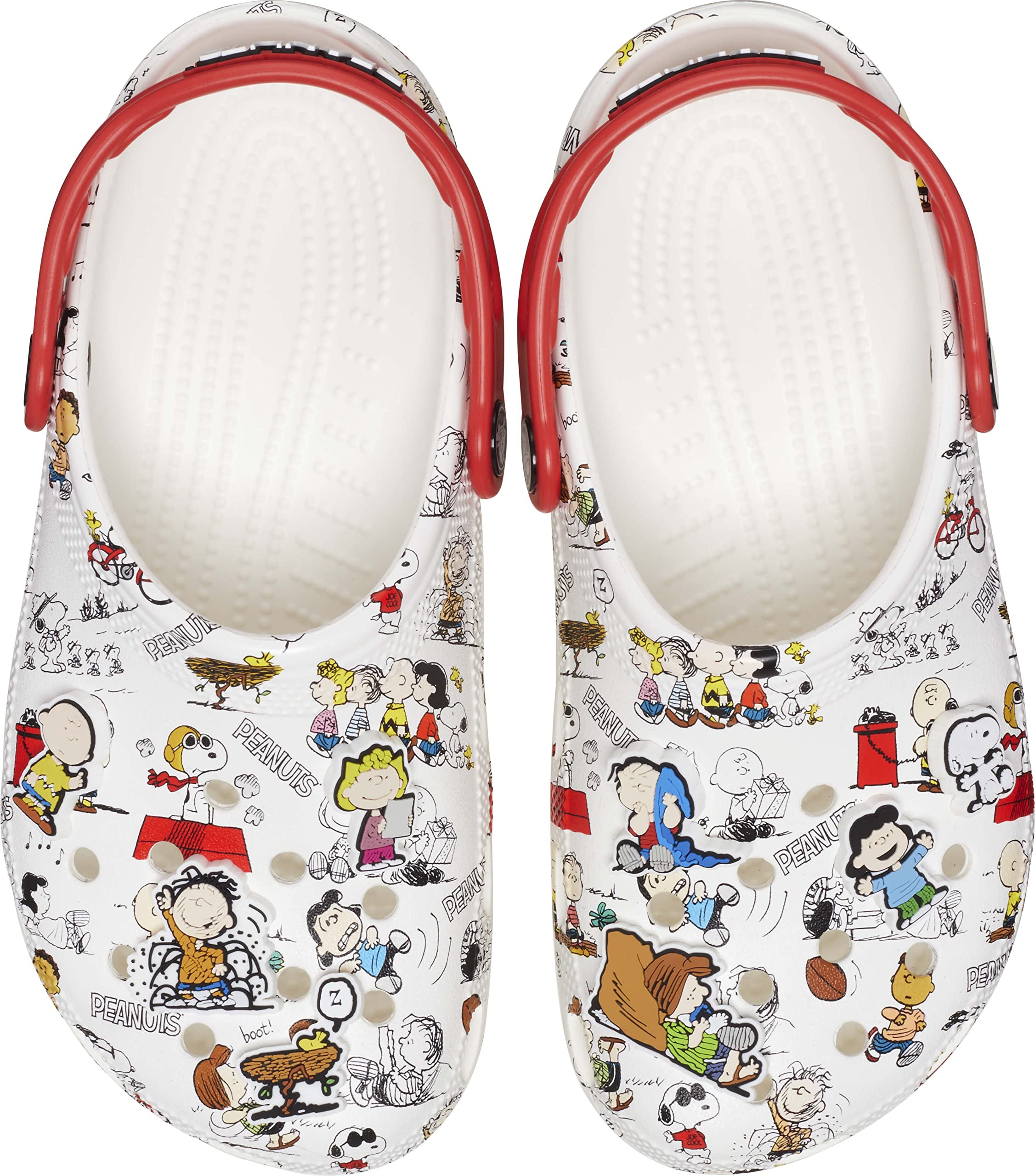 Crocs Unisex-Child Classic Peanuts Snoopy Clog | Lightweight Comfortable Slip-On Shoes for Kids | Perfect for School, Beach & Outdoor Play