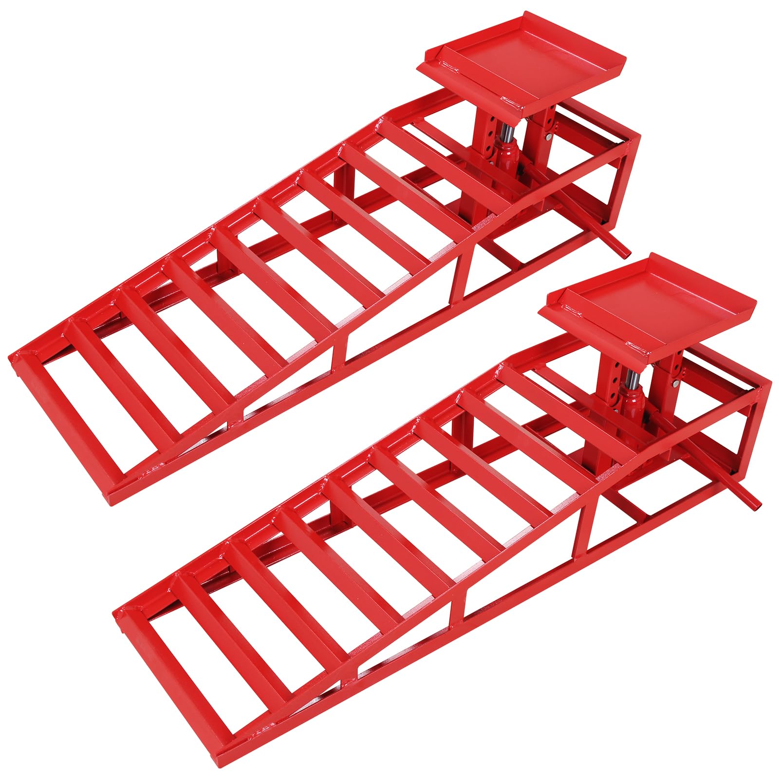 5T 10000lbs Hydraulic Car Ramps for Auto, Truck & Trailer - Heavy Duty Vehicle Service Ramps for Garage Repair & Maintenance | Perfect for DIY Car Lifts, Oil Changes & Underbody Work