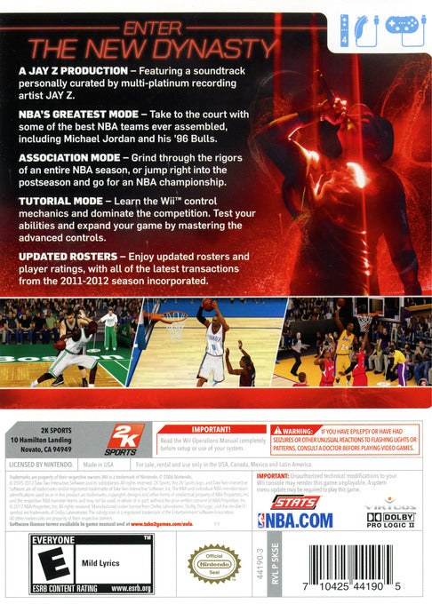 Pre-Owned NBA 2K13 Wii Video Game - Authentic Basketball Simulation for Wii Console | Perfect for Sports Fans, Game Collectors & Family Game Nights