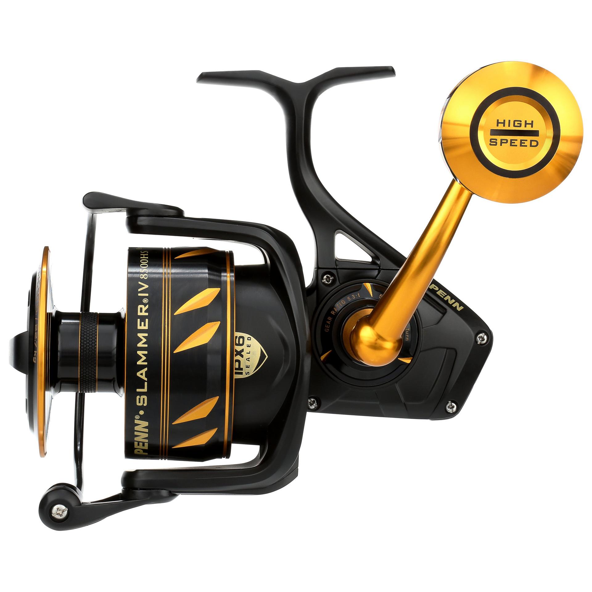 Slammer® IV Spinning Reel - High Performance Saltwater Fishing Reel with Smooth Drag System | Perfect for Offshore, Inshore, and Surf Fishing Adventures