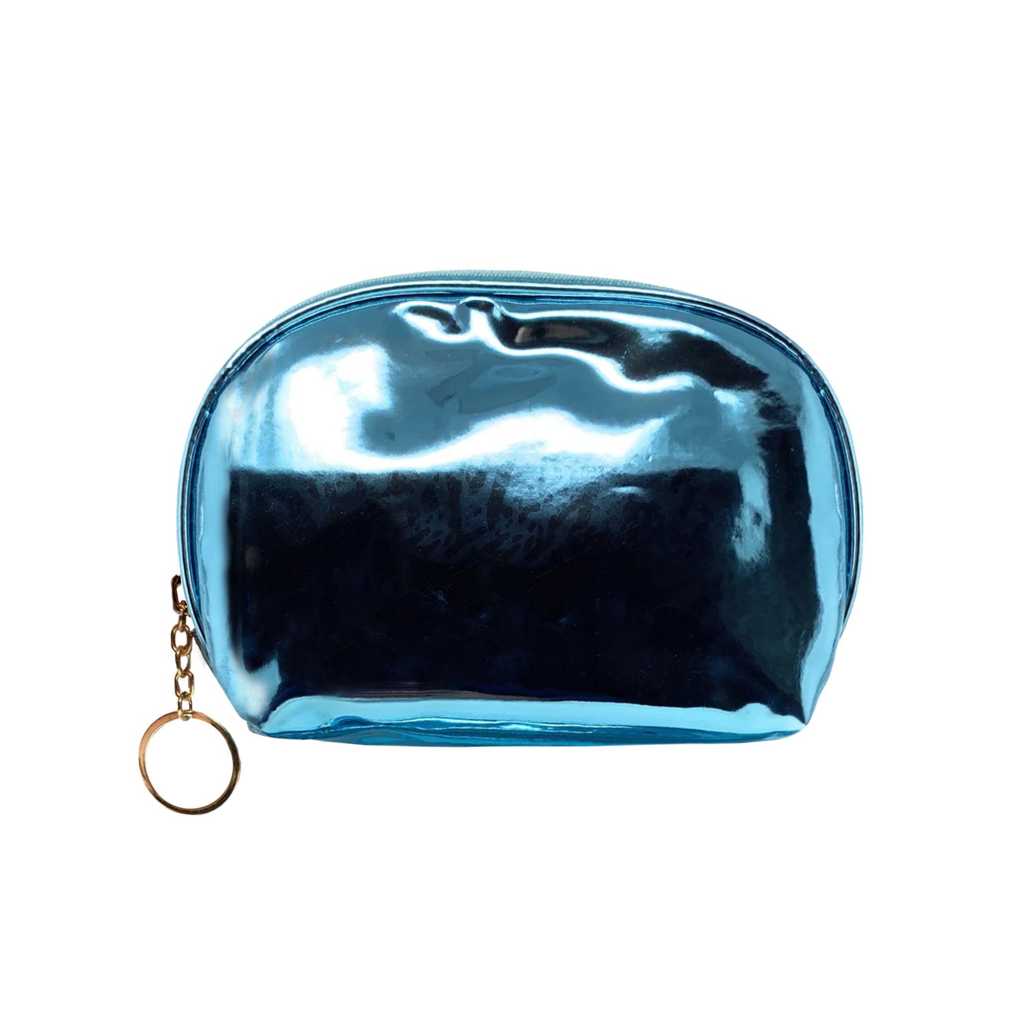 Blue Travel Makeup Bag - Waterproof Cosmetic & Toiletry Organizer for Women | Perfect for Airplane Carry-on, Gym, Vacation & Daily Use (1 Piece)