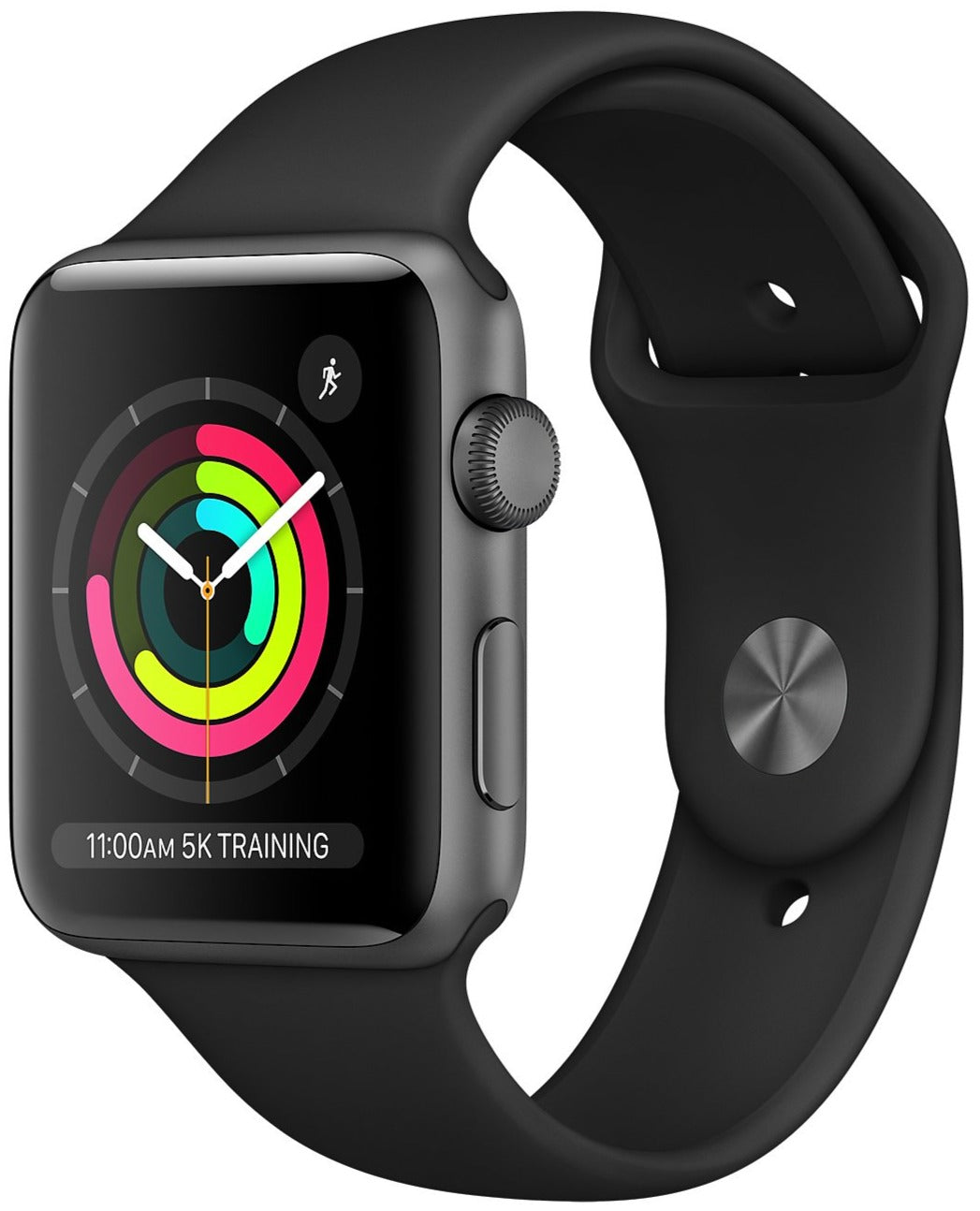 Apple Watch Series 3 GPS 42mm Smartwatch (Space Gray Aluminum Case) - Fitness Tracker, Heart Rate Monitor, Water Resistant for Swimming, Running & Daily Use
