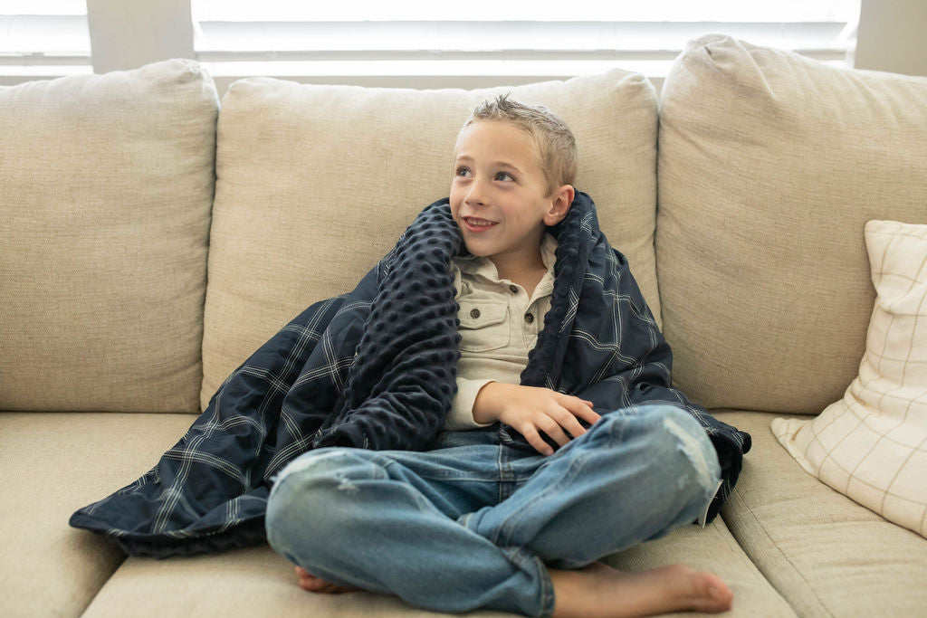 Cozy Blair Mini Blanket - Soft & Warm Travel Blanket for Adults & Kids - Perfect for Airplane, Car, Office & Home Use