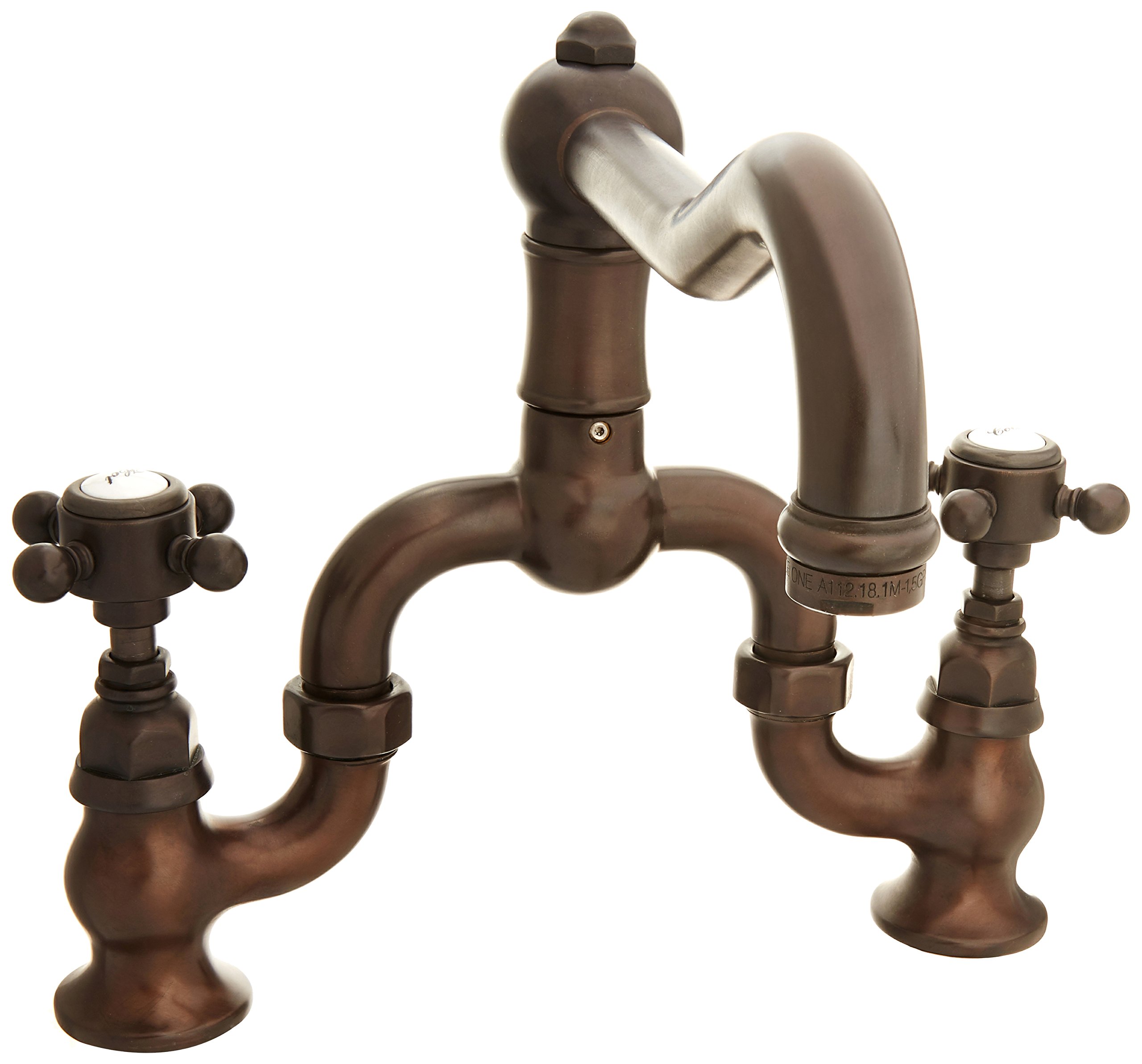 ROHL A1420XMTCB-2 Tuscan Brass Kitchen Faucet - High-Quality Pull-Down Sprayer for Modern Farmhouse & Rustic Style Kitchens