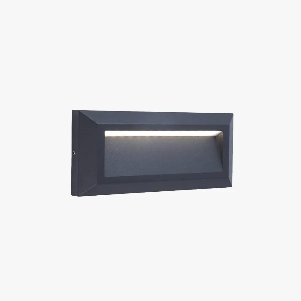 Waterproof Black Recessed Garden Wall Lights - Outdoor Landscape Lighting for Patio, Pathway, and Backyard Decoration