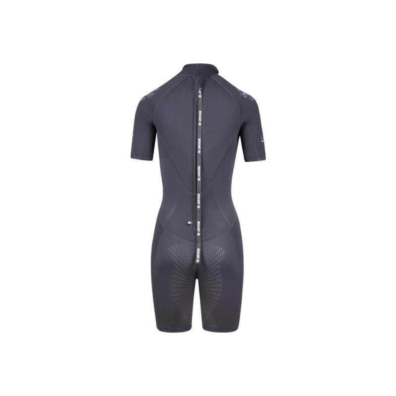 Beuchat Alize 3mm Women's Shorty Wetsuit - Warm & Flexible Neoprene for Snorkeling, Diving & Water Sports