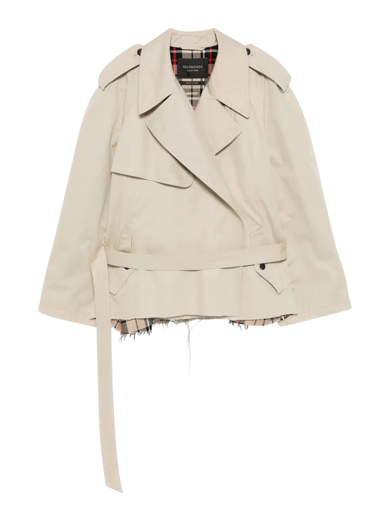 Women's Cropped Trench Coat - 100% Cotton Twill Jacket for Spring & Fall | Casual Outerwear for Work, Travel & Everyday Wear