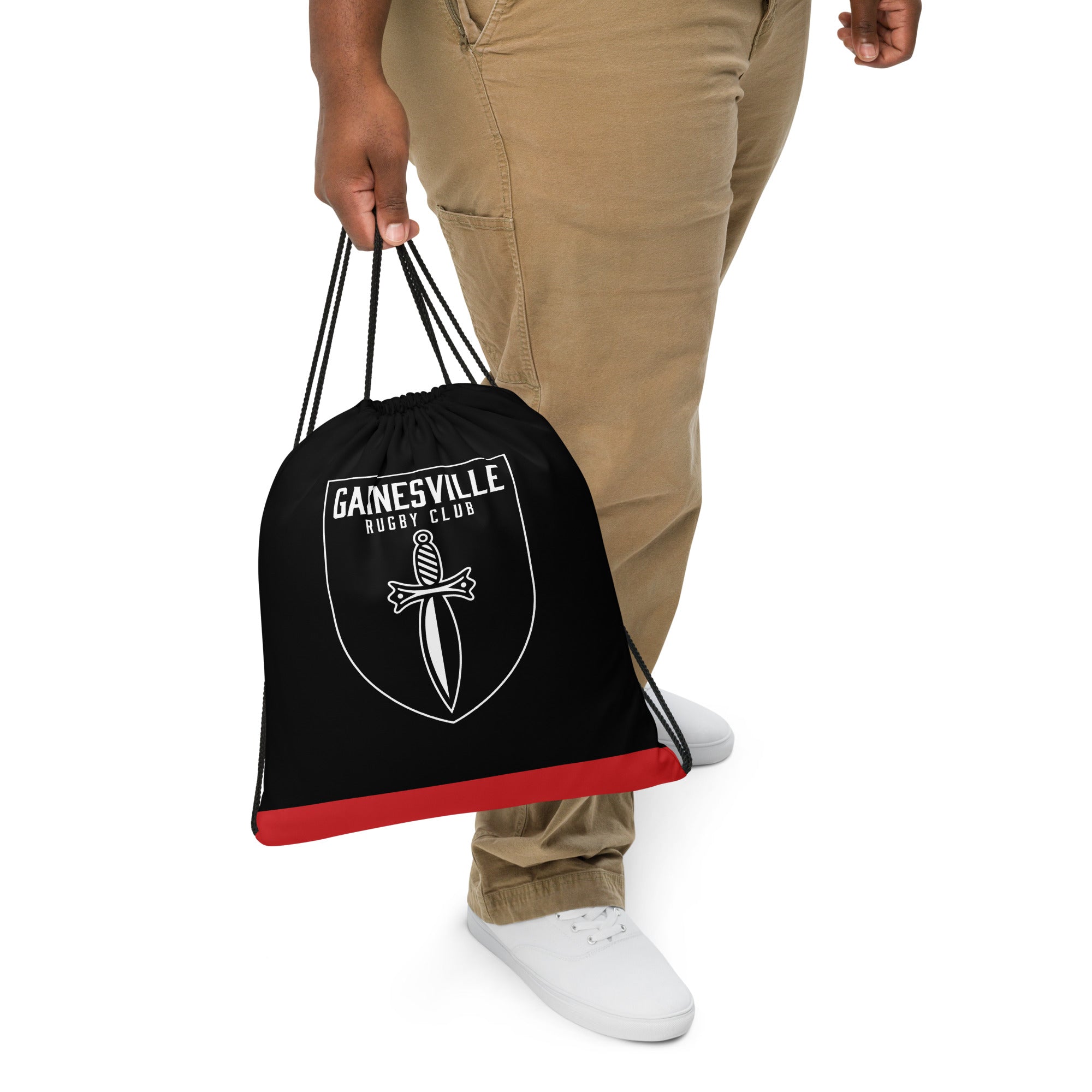 Gainesville Spartans RFC Drawstring Bag - Durable Sports Backpack for Rugby Training, Gym & Travel - Perfect for Team Gear & Equipment Storage