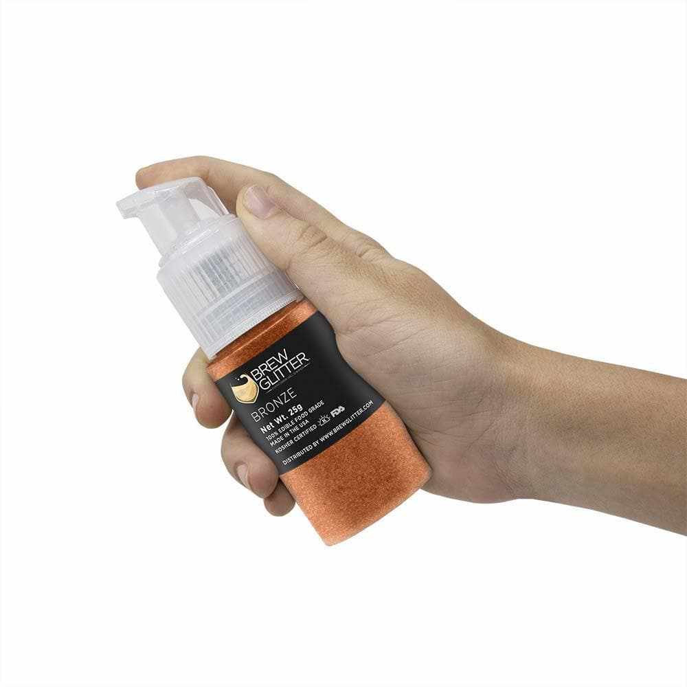 Bronze Brew Glitter Spray Pump for DIY Crafts, Nail Art & Party Decor - Wholesale Bulk Pack for Professional Use