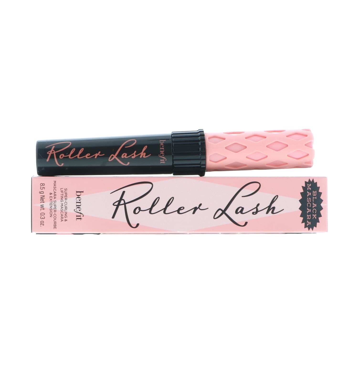 Benefit Cosmetics Roller Lash Curling & Lifting Mascara - Black (0.30 oz/8.5g) - Volumizing, Lengthening & Curling Mascara for Dramatic Lashes - Perfect for Daytime Wear & Special Occasions