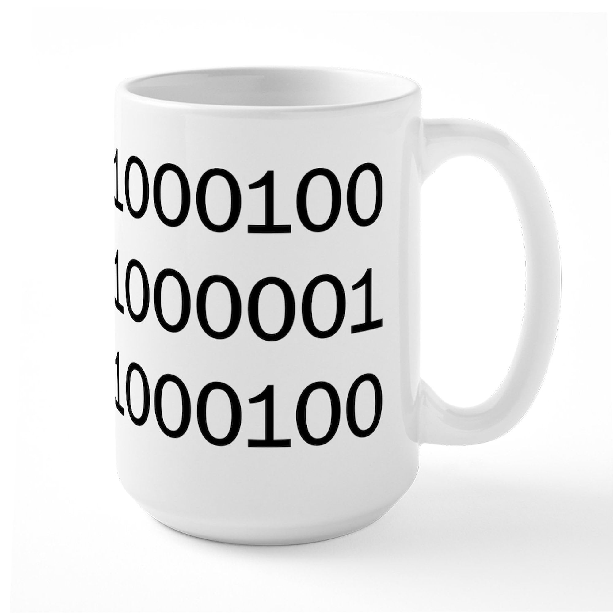 Dad Binary Code 15 oz (444 ml) Ceramic Coffee Mug - Perfect Gift for Tech-Savvy Fathers, Programmers & IT Professionals - Ideal for Office, Home & Geeky Coffee Breaks