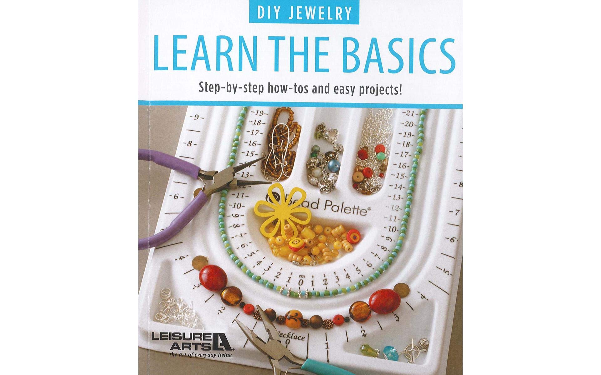 Leisure Arts DIY Jewelry Making Book - Learn Basic Jewelry Techniques for Beginners | Perfect for Crafting Necklaces, Bracelets & Earrings at Home