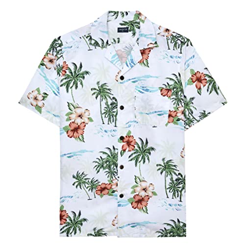 White With Floral and Trees